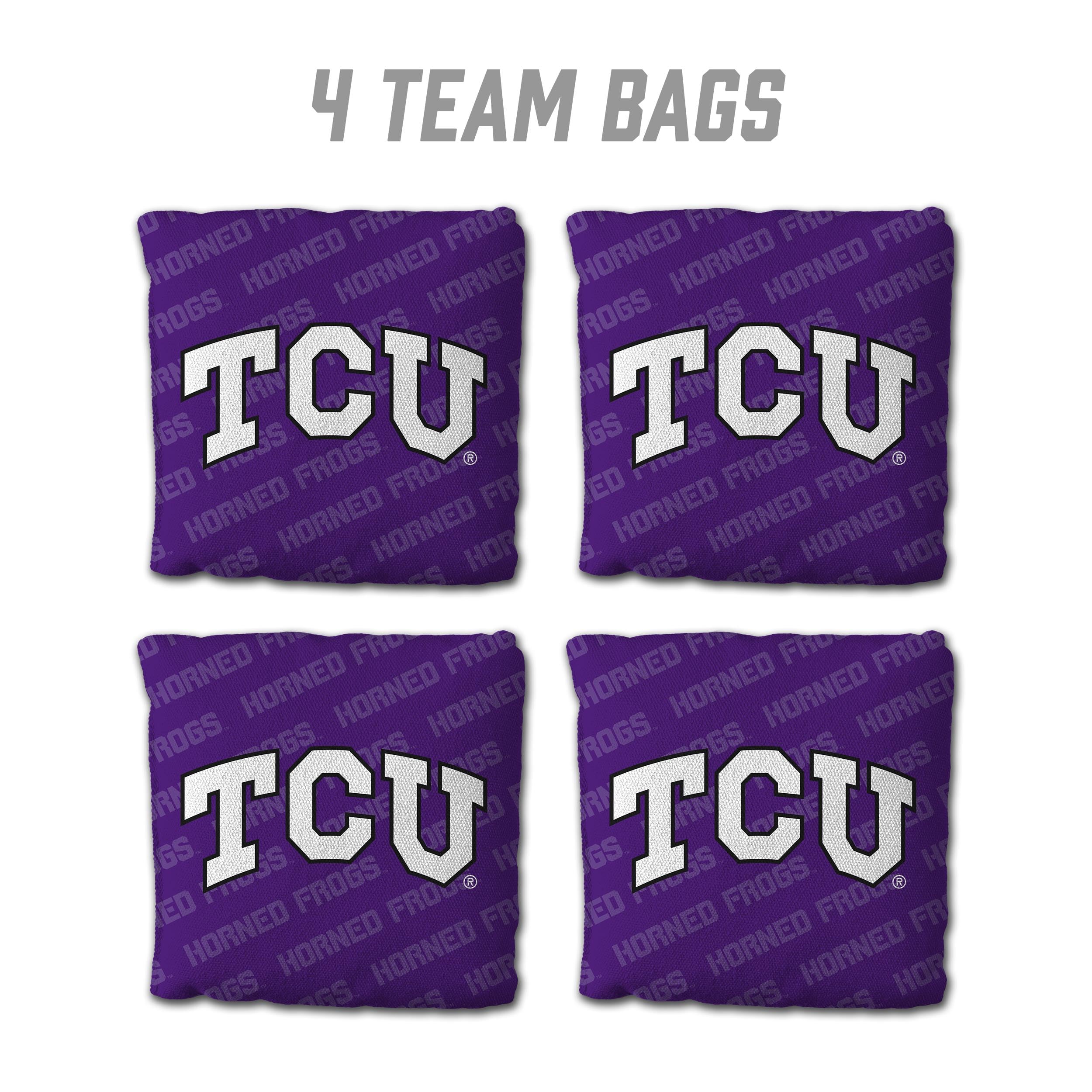 YouTheFan NCAA TCU Horned Frogs Cornhole Bags - 4PK - Purple - Sports Collectibles, Sports Memorabilia, Sports Fan Shop, Sports Gifts