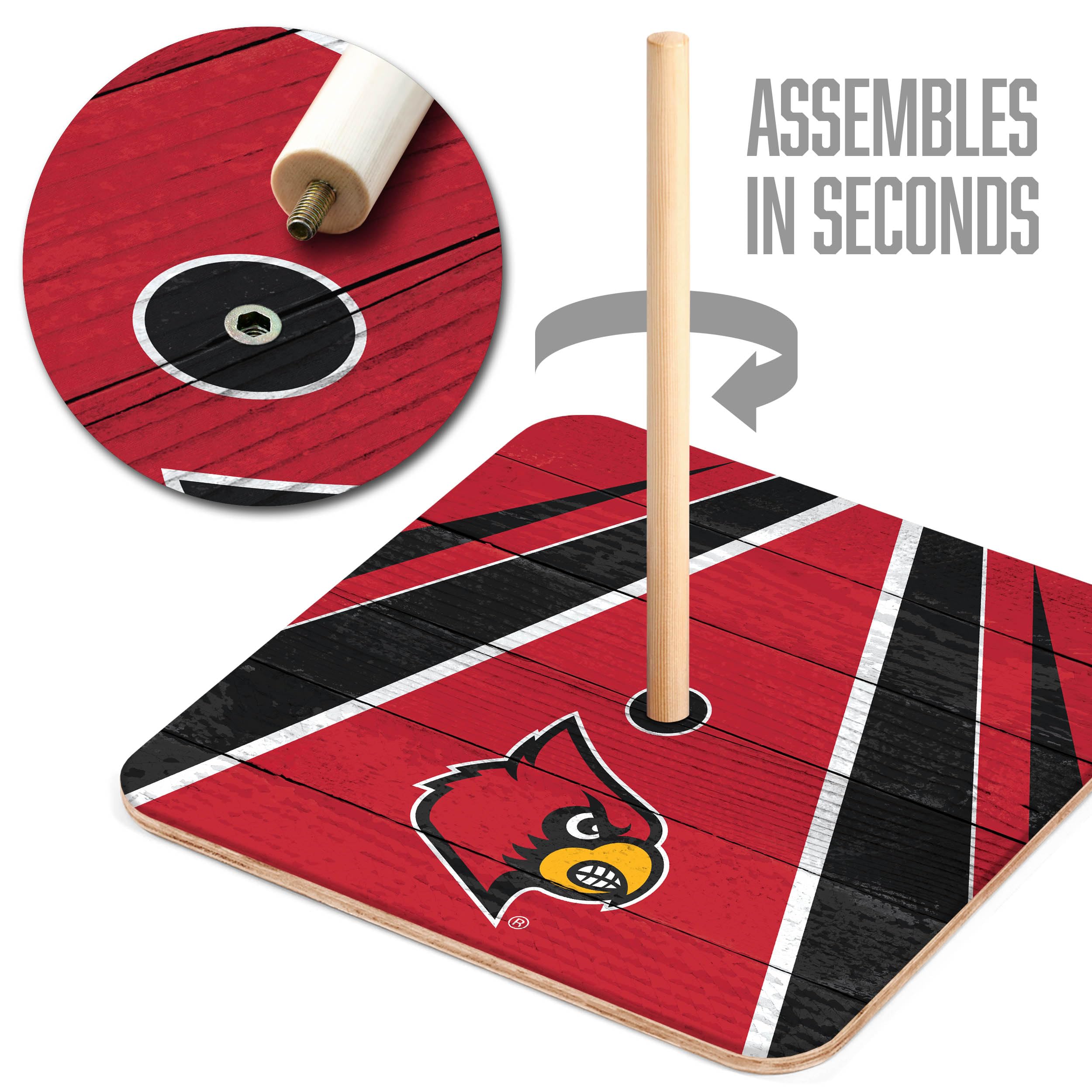 YouTheFan NCAA Louisville Cardinals Horseshoe Bags - Sports Collectibles, Sports Memorabilia, Sports Fan Shop, Sports Gifts