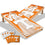 YouTheFan NCAA Tennessee Volunteers 2’ x 4’ Professional Wood Cornhole Game with Logo Bags - Sports Collectibles, Sports Memorabilia, Sports Fan Shop, Sports Gifts