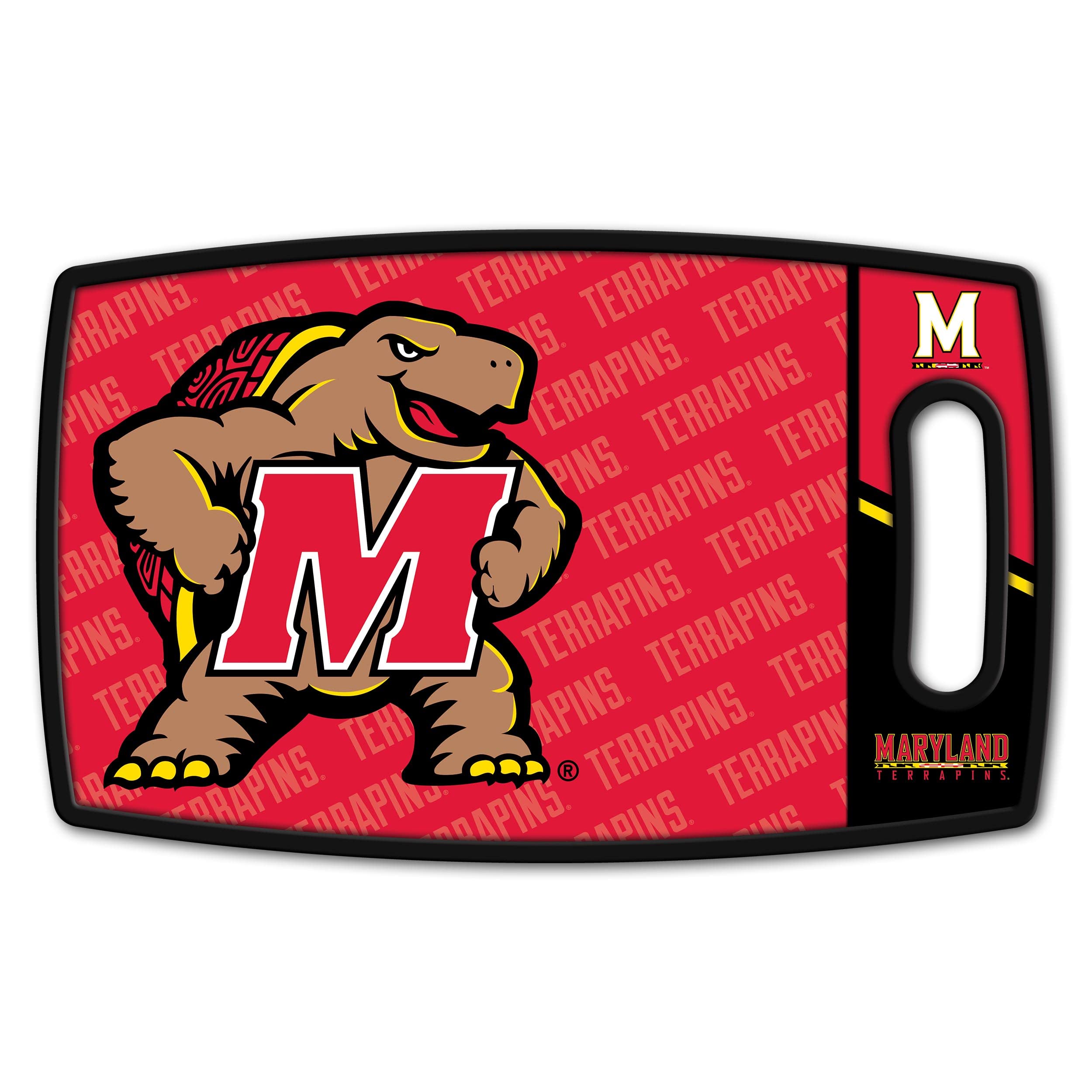 YouTheFan NCAA Maryland Terrapins Logo Series Cutting Board - Sports Gifts, Sports Memorabilia, Sports Collectibles, Fan Shop