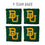YouTheFan NCAA Baylor Bears Cornhole Bags - 4PK - Green - Sports Collectibles, Sports Memorabilia, Sports Fan Shop, Sports Gifts