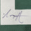 Framed Autographed/Signed AJ A.J. Hawk 35x39 Green Bay Green Football Jersey JSA COA