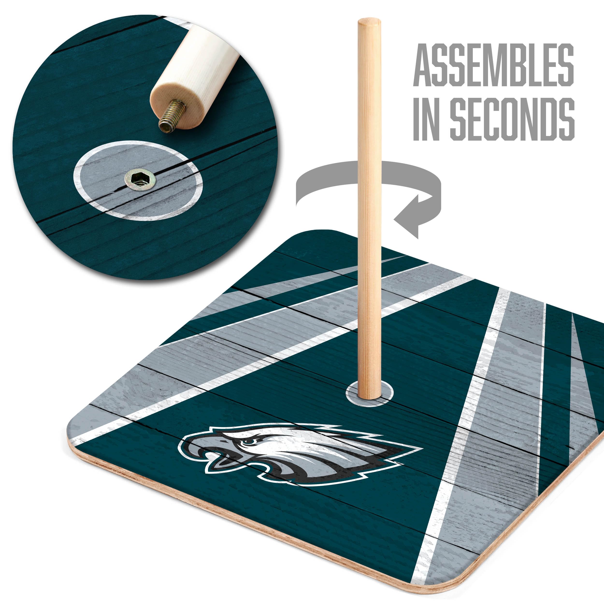YouTheFan NFL Philadelphia Eagles Horseshoe Bags Game - Sports Collectibles, Sports Memorabilia, Sports Fan Shop, Sports Gifts