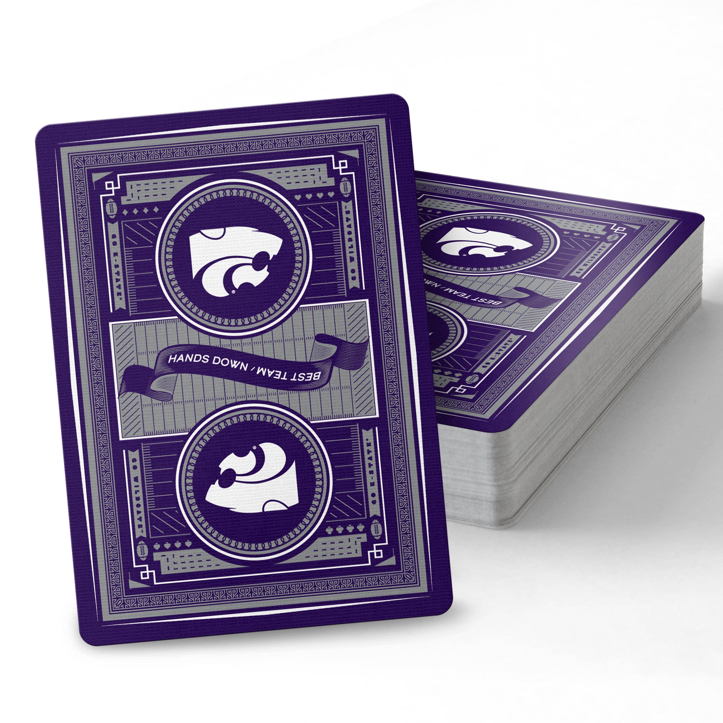 YouTheFan NCAA Kansas State Wildcats Classic Series Playing Cards, Team Colors - Sports Collectibles, Sports Memorabilia, Sports Fan Shop, Sports Gifts