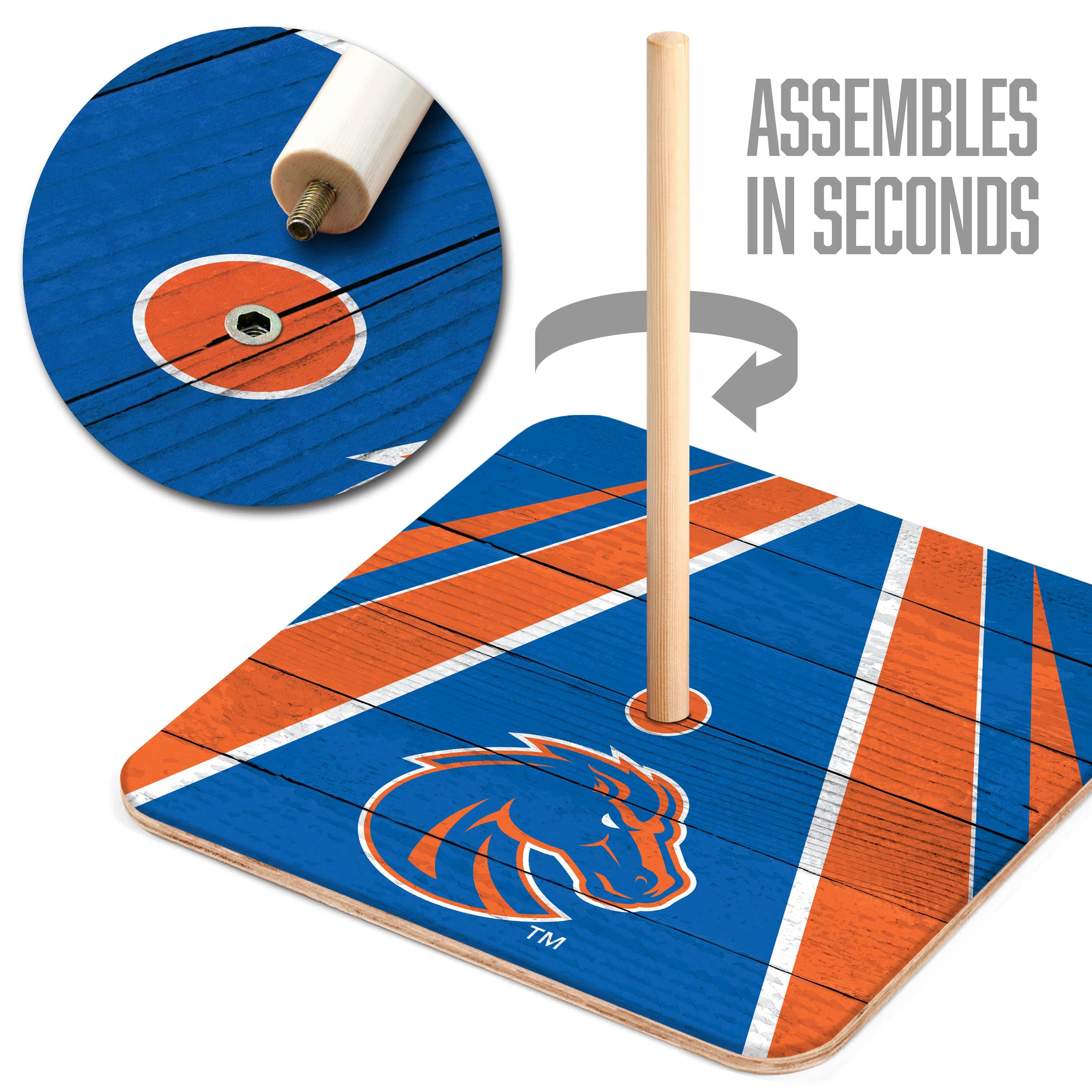 YouTheFan NCAA Boise State Broncos Horseshoe Bags - Sports Collectibles, Sports Memorabilia, Sports Fan Shop, Sports Gifts