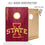 YouTheFan NCAA Iowa State Cyclones 2’ x 3’ Wood Cornhole Game with Logo Bags - Sports Collectibles, Sports Memorabilia, Sports Fan Shop, Sports Gifts