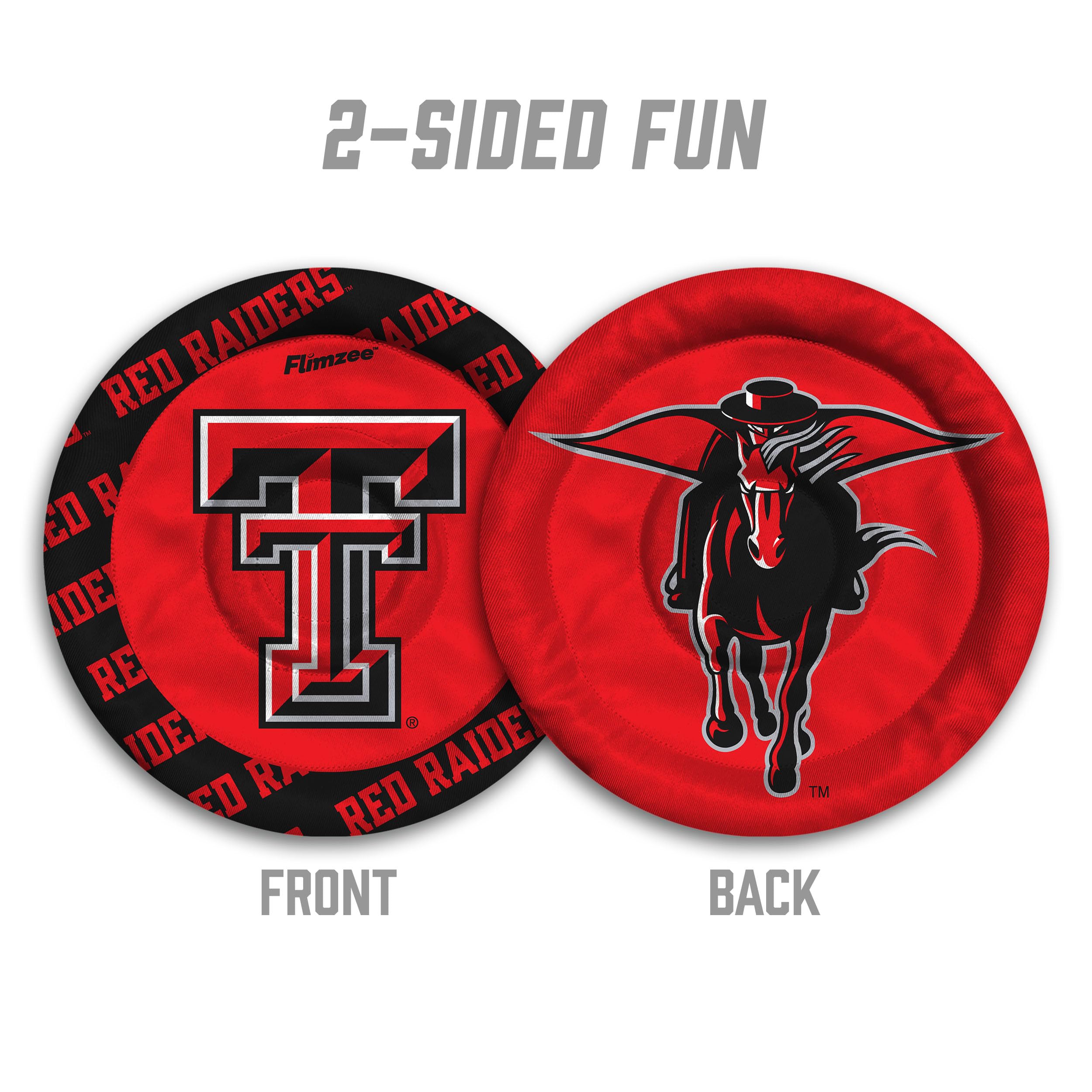 YouTheFan NCAA Texas Tech Red Raiders Flimzee Bean-Bag Flying Disc - Sports Collectibles, Sports Memorabilia, Sports Fan Shop, Sports Gifts