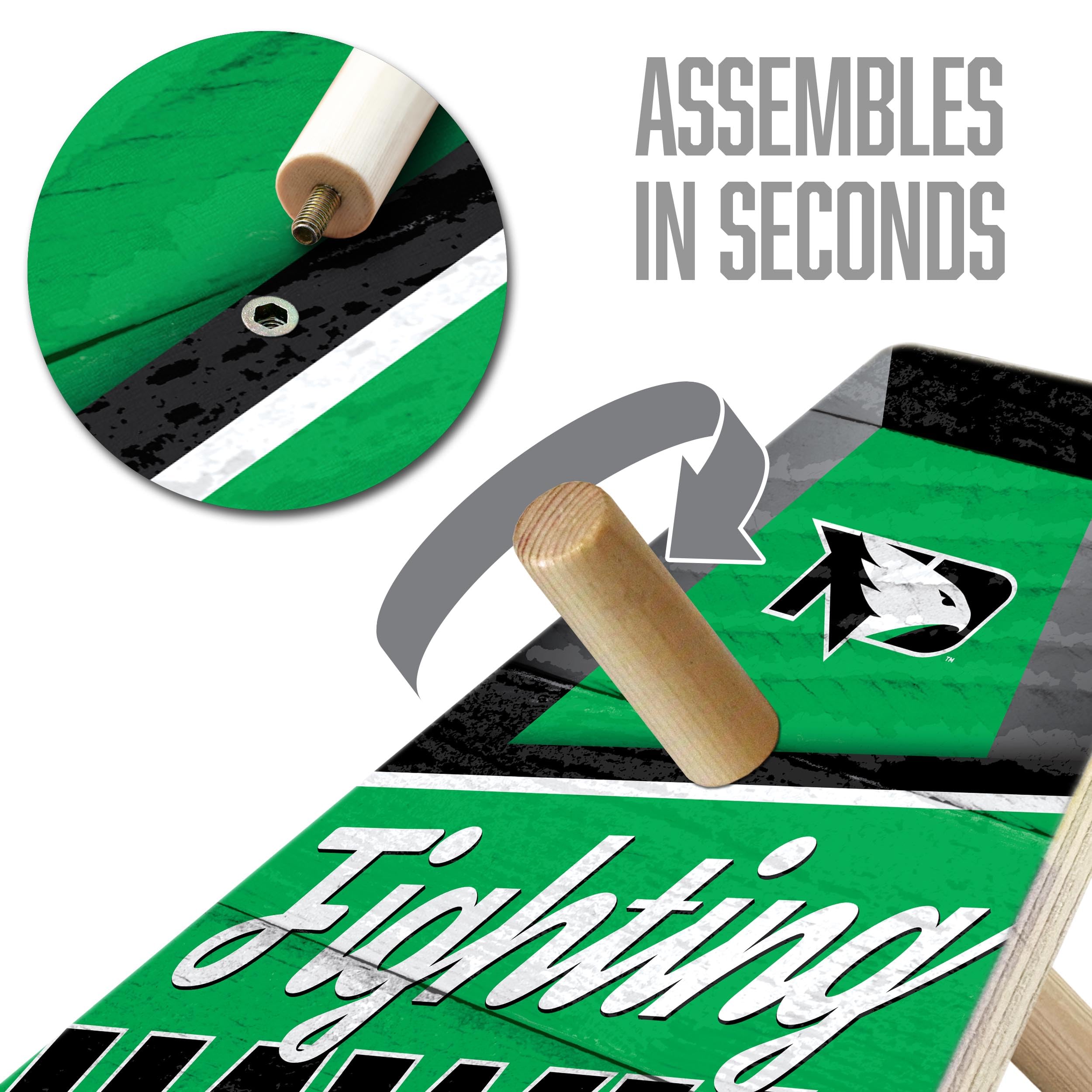 YouTheFan NCAA North Dakota Fighting Hawk RingBag - Sports Collectibles, Sports Memorabilia, Sports Fan Shop, Sports Gifts