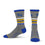For Bare Feet Mens NCAA Pittsburgh Panthers 5 Star Crew Sock Marble Grey Large - Sports Gifts, Sports Memorabilia, Sports Collectibles, Fan Shop