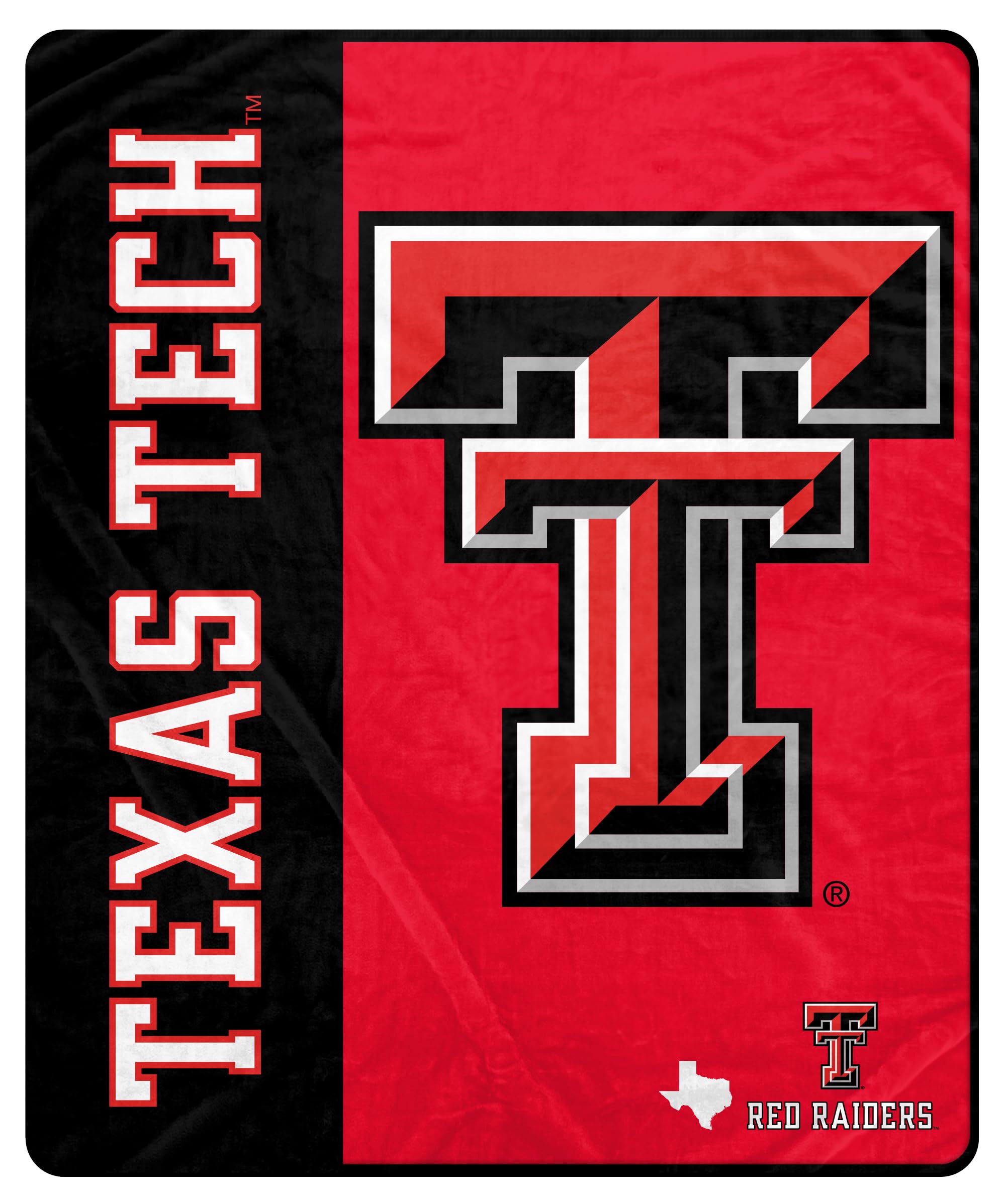 Proformance Home NCAA Texas Tech Red Raiders Endzone Ultra Soft Tailgate Throw - Sports Gifts, Sports Memorabilia, Sports Collectibles, Fan Shop