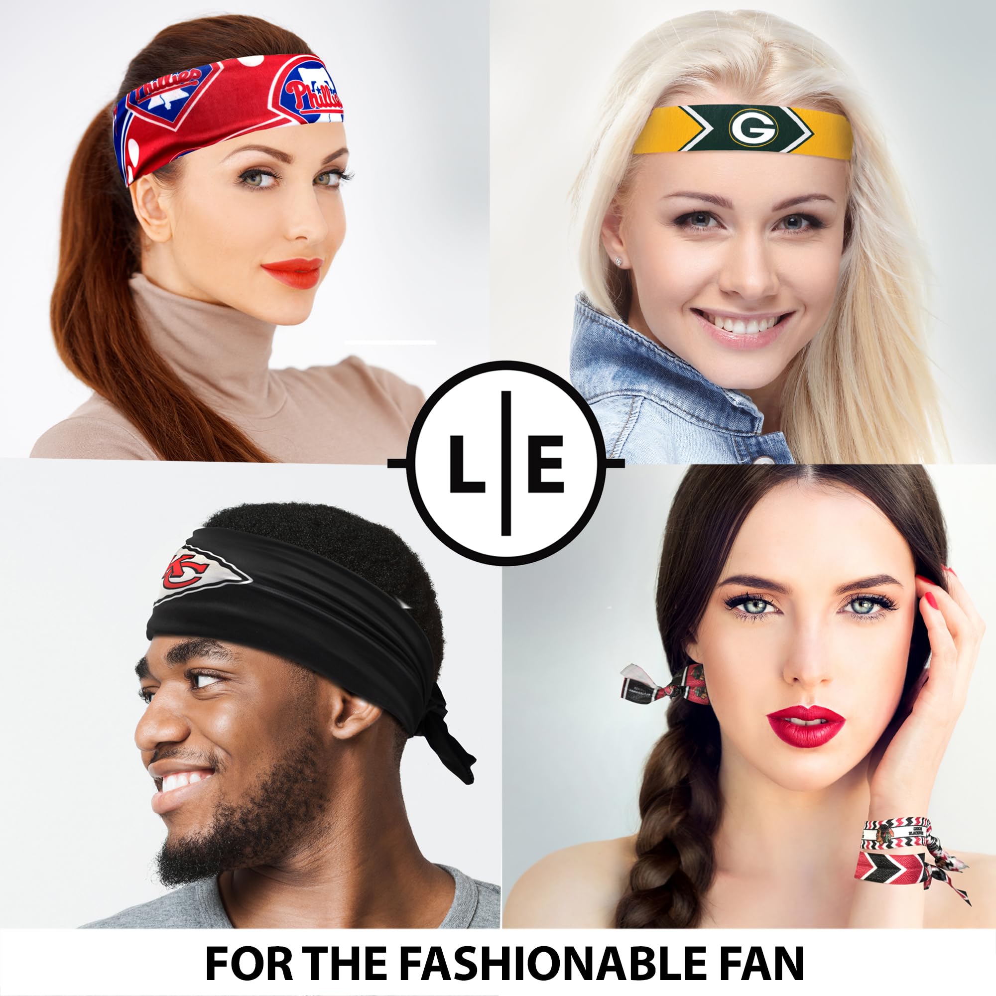 Littlearth NFL Super Bowl LX Champion Seattle Seahawks-Tigerspace Headband - Sports Gifts, Sports Memorabilia, Sports Collectibles, Fan Shop