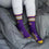 For Bare Feet NCAA LSU Tigers 4 Stripe Deuce Crew Sock Team Color MEDIUM - Sports Gifts, Sports Memorabilia, Sports Collectibles, Fan Shop