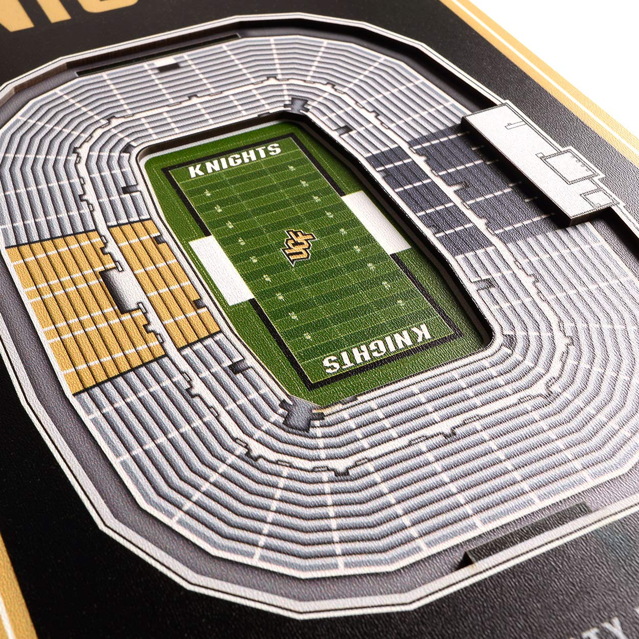 YouTheFan NCAA Central Florida Knights 3D Stadium 8x32 Banner - Spectrum Stadium - Sports Collectibles, Sports Memorabilia, Sports Fan Shop, Sports Gifts