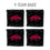 YouTheFan NCAA Arkansas Razorbacks Cornhole Bags - 4PK - Black - Sports Collectibles, Sports Memorabilia, Sports Fan Shop, Sports Gifts