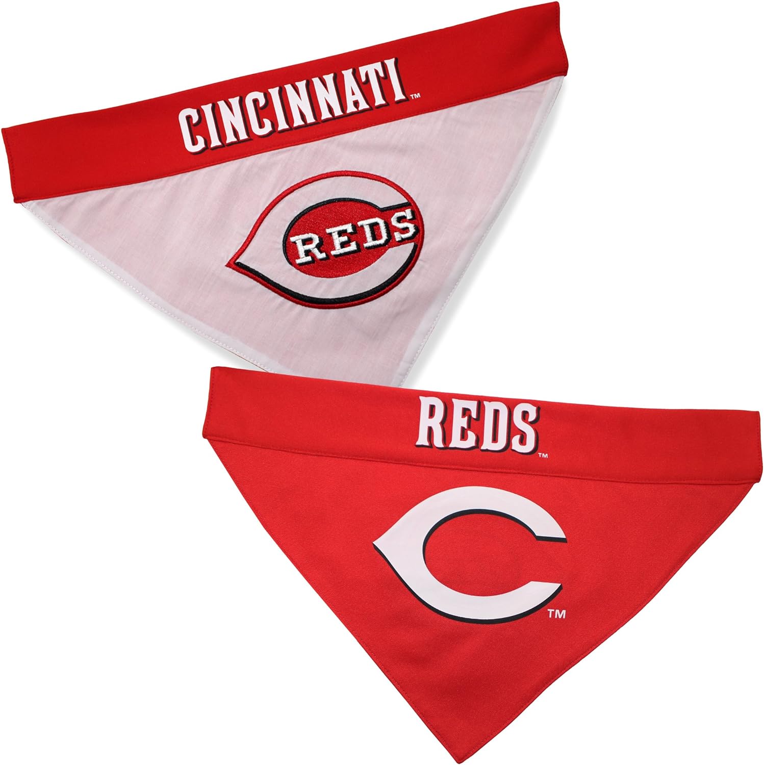 Cincinnatti Reds REVERSIBLE Dog Bandana Pets First - Sports Collectibles, Sports Memorabilia, Sports Fan Shop, Sports Gifts