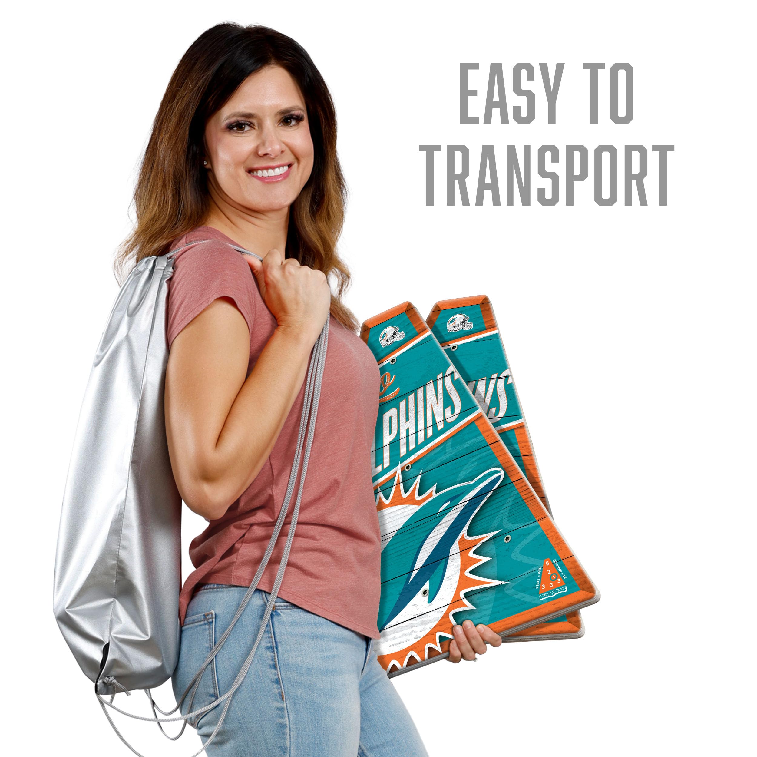 YouTheFan NFL Miami Dolphins RingBag - Sports Collectibles, Sports Memorabilia, Sports Fan Shop, Sports Gifts