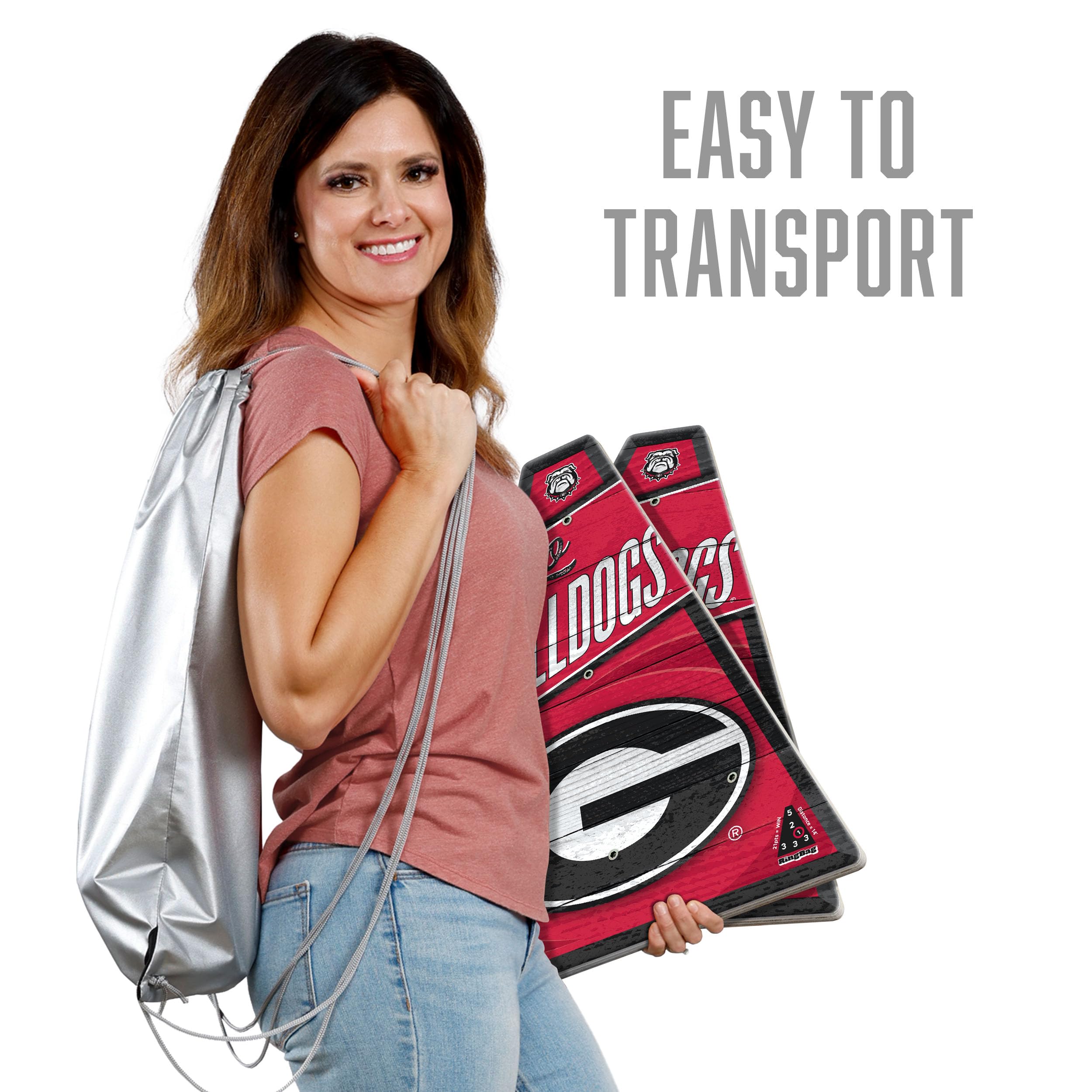 YouTheFan NCAA Georgia Bulldogs Ringbag - Sports Collectibles, Sports Memorabilia, Sports Fan Shop, Sports Gifts