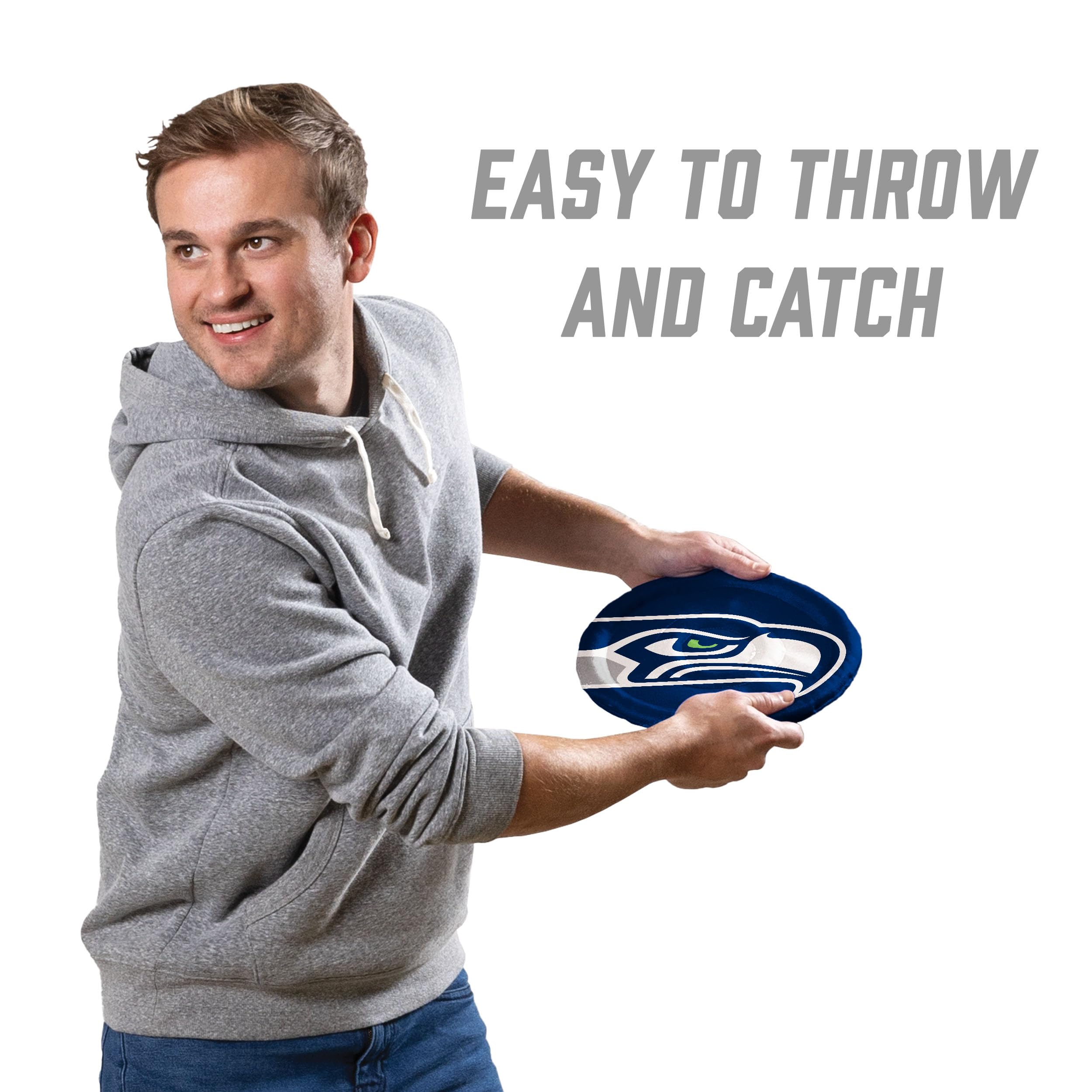 YouTheFan NFL Seattle Seahawks Flimzee Bean-Bag Flying Disc - Sports Collectibles, Sports Memorabilia, Sports Fan Shop, Sports Gifts