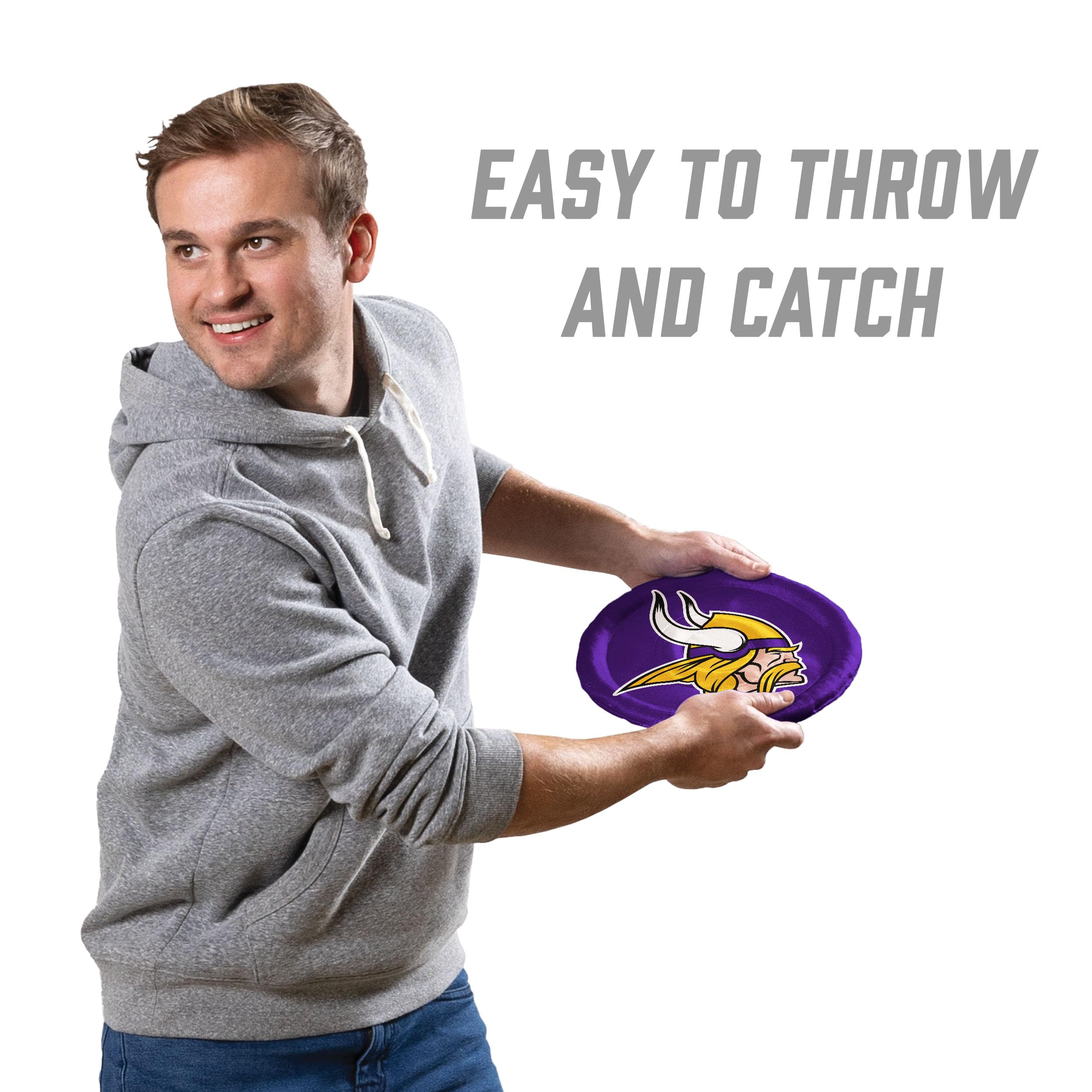 YouTheFan NFL Minnesota Vikings Flimzee Bean-Bag Flying Disc - Sports Collectibles, Sports Memorabilia, Sports Fan Shop, Sports Gifts