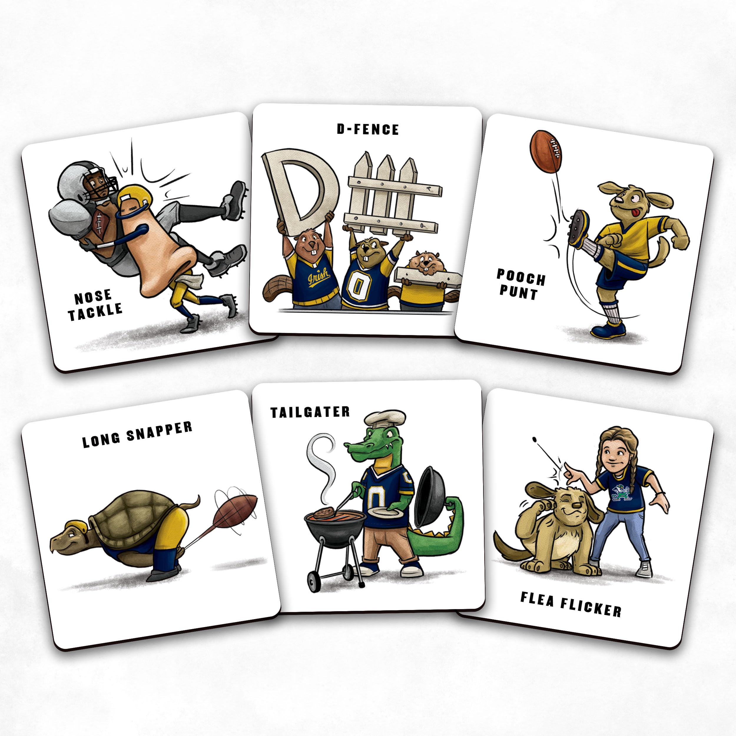 YouTheFan NCAA Notre Dame Fighting Irish Memory Match Game - Sports Collectibles, Sports Memorabilia, Sports Fan Shop, Sports Gifts