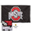 College Flags & Banners Co. Ohio State Buckeyes Embroidered and Stitched Nylon Flag - Sports Collectibles, Sports Memorabilia, Sports Fan Shop, Sports Gifts