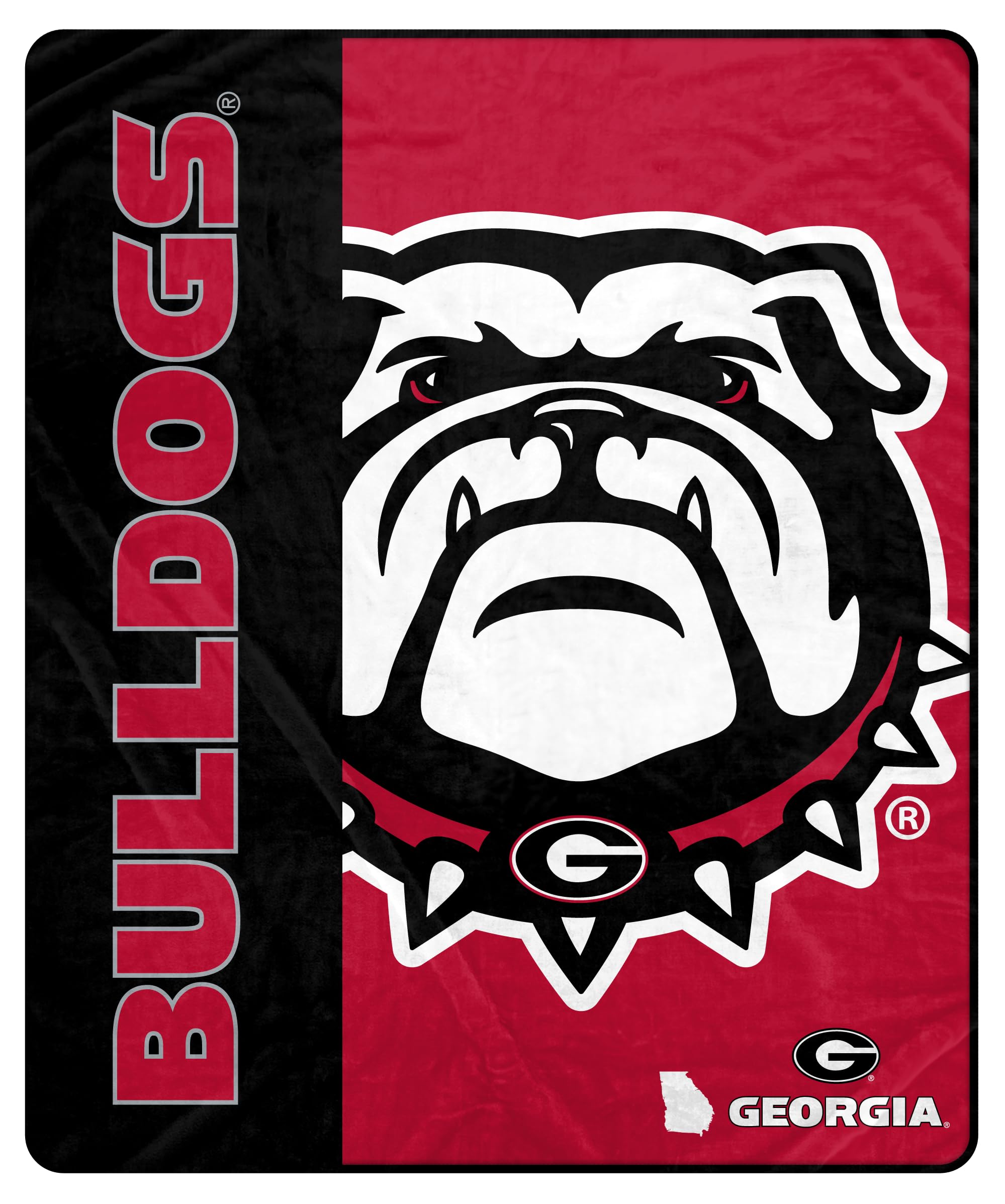 Proformance Home NCAA Georgia Bulldogs Endzone Ultra Soft Tailgate Throw - Sports Gifts, Sports Memorabilia, Sports Collectibles, Fan Shop
