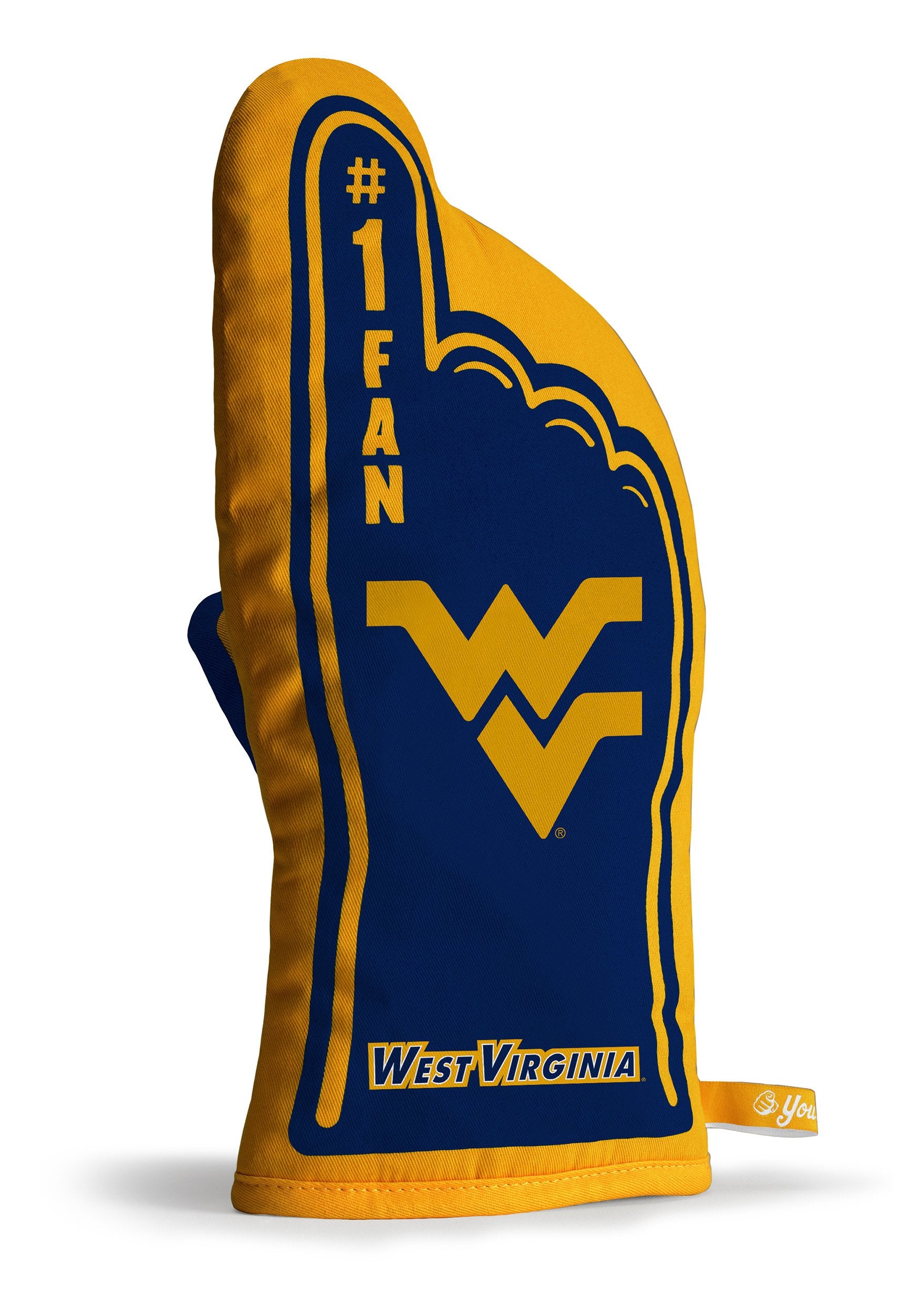 YouTheFan NCAA West Virginia Mountaineers #1 Oven Mitt - Sports Collectibles, Sports Memorabilia, Sports Fan Shop, Sports Gifts