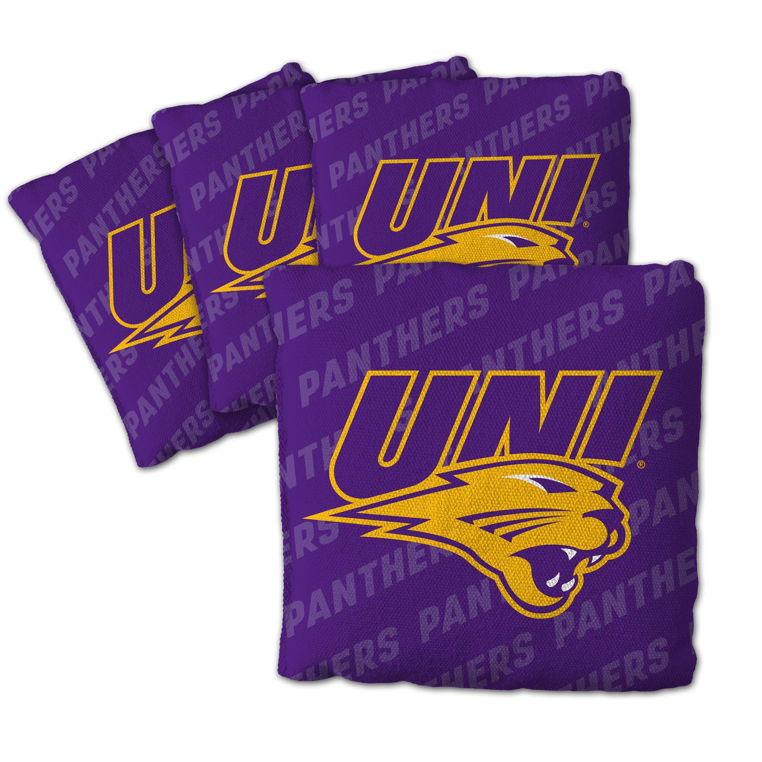 YouTheFan NCAA Northern Iowa Panthers Cornhole Bags - 4PK - Purple - Sports Collectibles, Sports Memorabilia, Sports Fan Shop, Sports Gifts