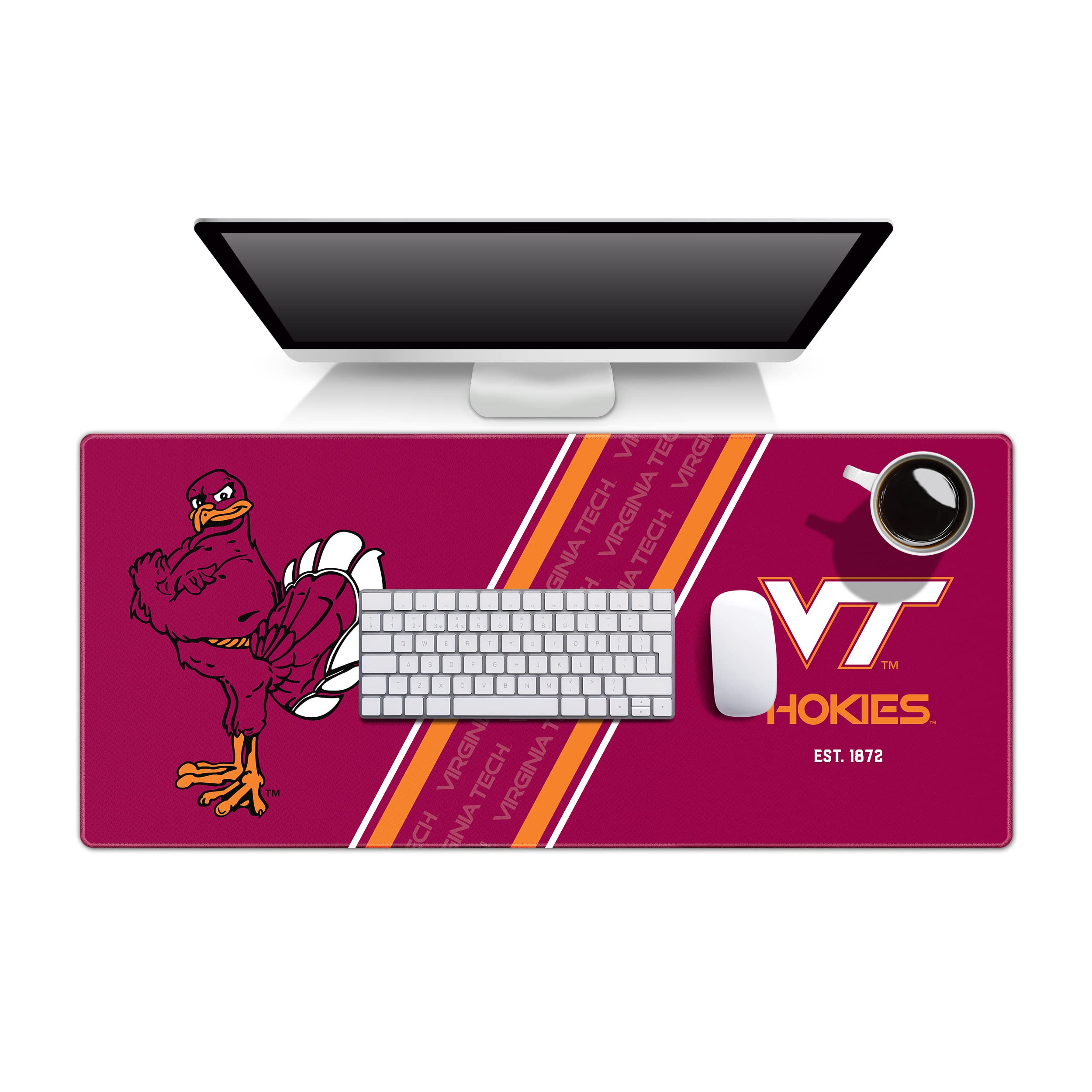 YouTheFan NCAA Virginia Tech Hokies Logo Series Desk Pad - Sports Collectibles, Sports Memorabilia, Sports Fan Shop, Sports Gifts