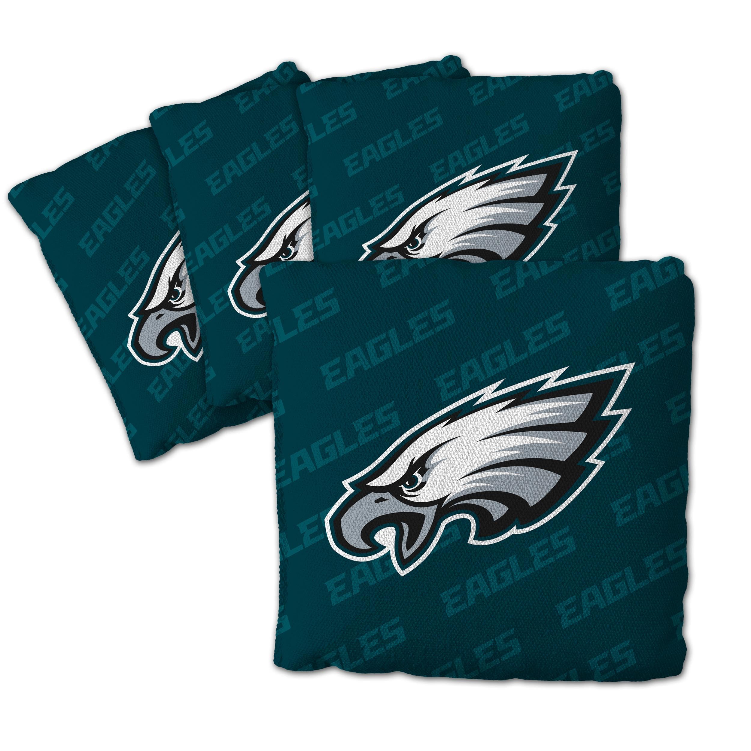 YouTheFan NFL Philadelphia Eagles Cornhole Bags - 4PK - Green - Sports Collectibles, Sports Memorabilia, Sports Fan Shop, Sports Gifts