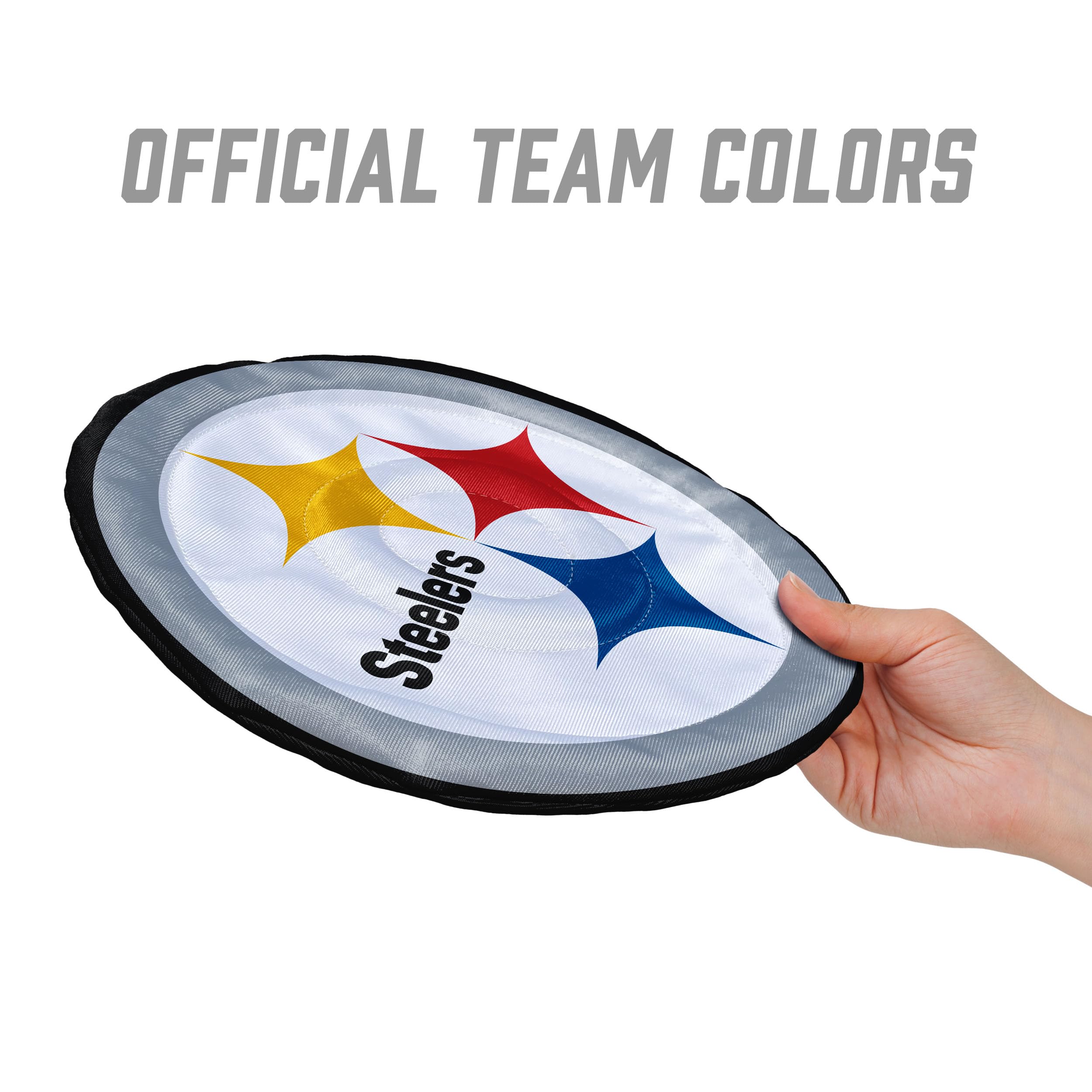YouTheFan NFL Pittsburgh Steelers Flimzee Bean-Bag Flying Disc - Sports Collectibles, Sports Memorabilia, Sports Fan Shop, Sports Gifts