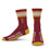 For Bare Feet NCAA Arizona State Sun Devils 4 Stripe Deuce Crew Sock Team Color MEDIUM - Sports Gifts, Sports Memorabilia, Sports Collectibles, Fan Shop