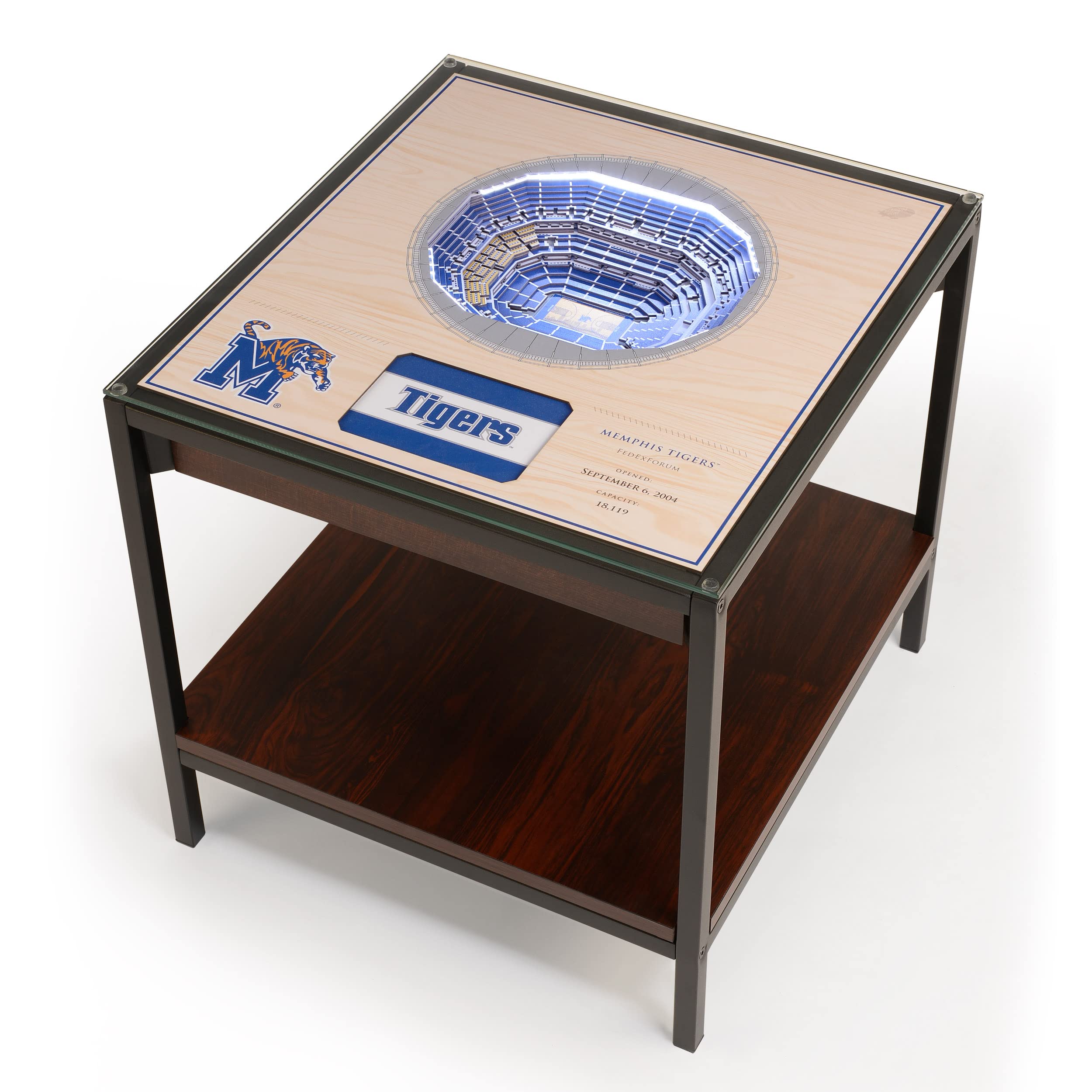 YouTheFan NCAA Memphis Tigers 25-Layer StadiumViews Lighted End Table - FedEx Forum - Sports Collectibles, Sports Memorabilia, Sports Fan Shop, Sports Gifts