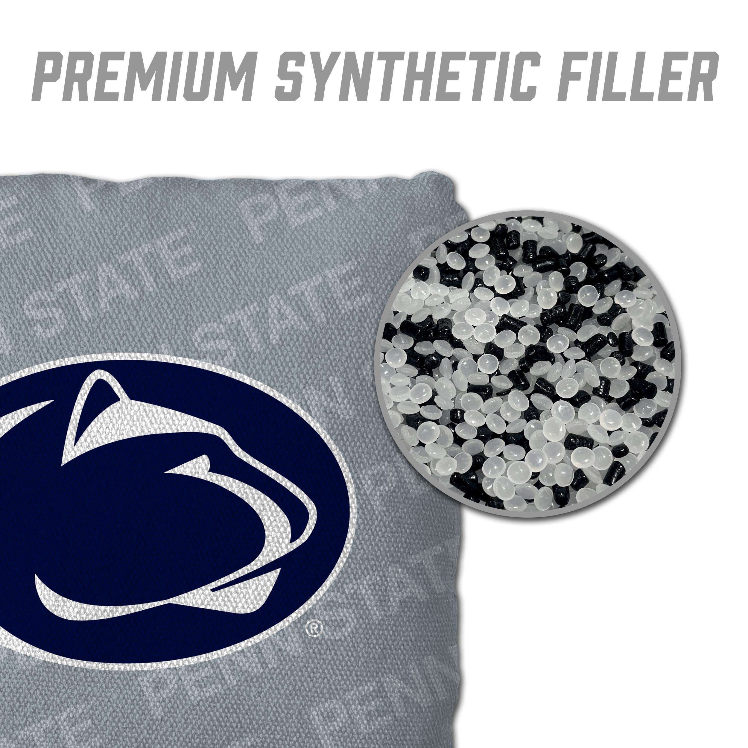 YouTheFan NCAA Penn State Nittany Lions Cornhole Bags - 4PK - Grey - Sports Collectibles, Sports Memorabilia, Sports Fan Shop, Sports Gifts