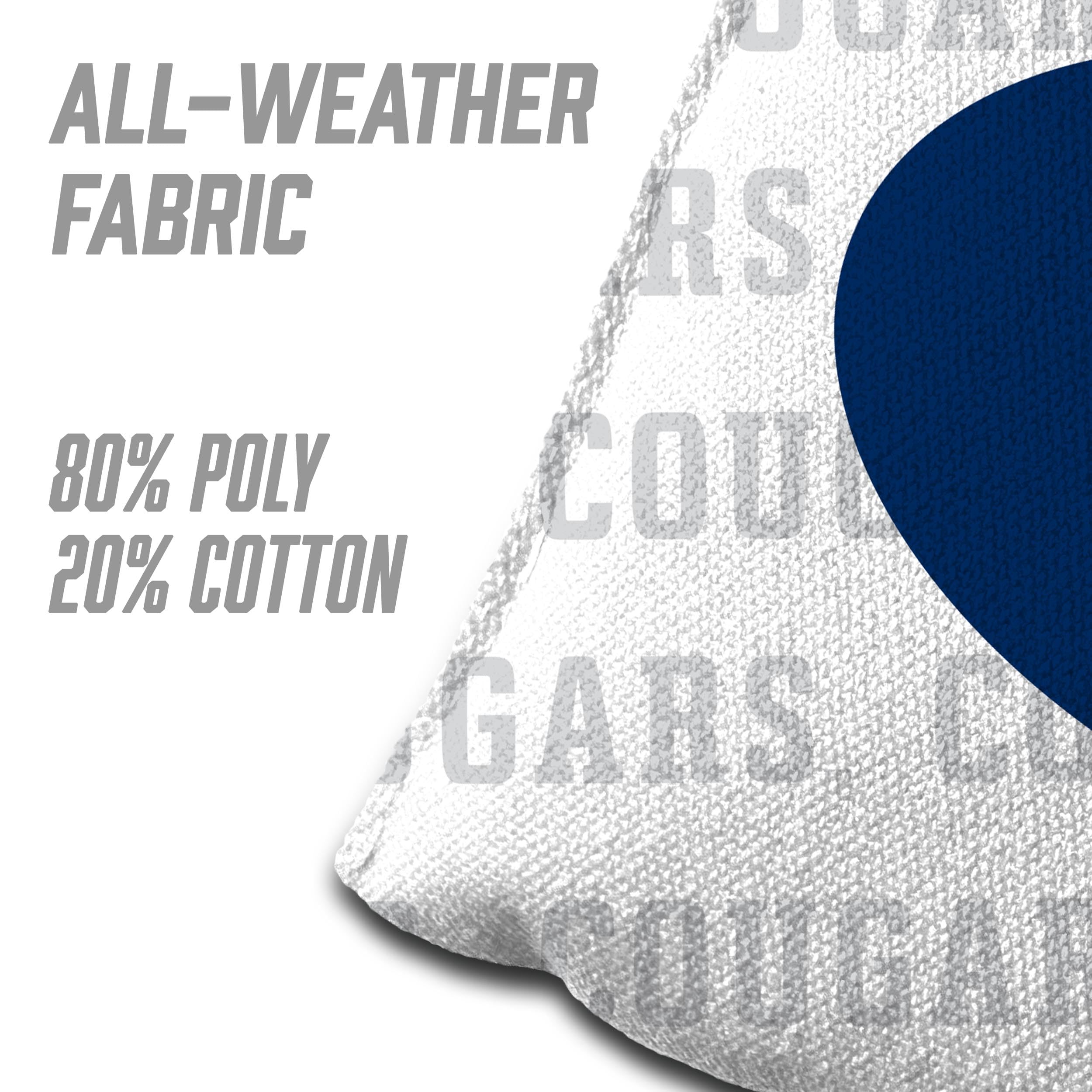 YouTheFan NCAA BYU Cougars Cornhole Bags - 4PK - White - Sports Collectibles, Sports Memorabilia, Sports Fan Shop, Sports Gifts