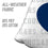 YouTheFan NCAA BYU Cougars Cornhole Bags - 4PK - White - Sports Collectibles, Sports Memorabilia, Sports Fan Shop, Sports Gifts