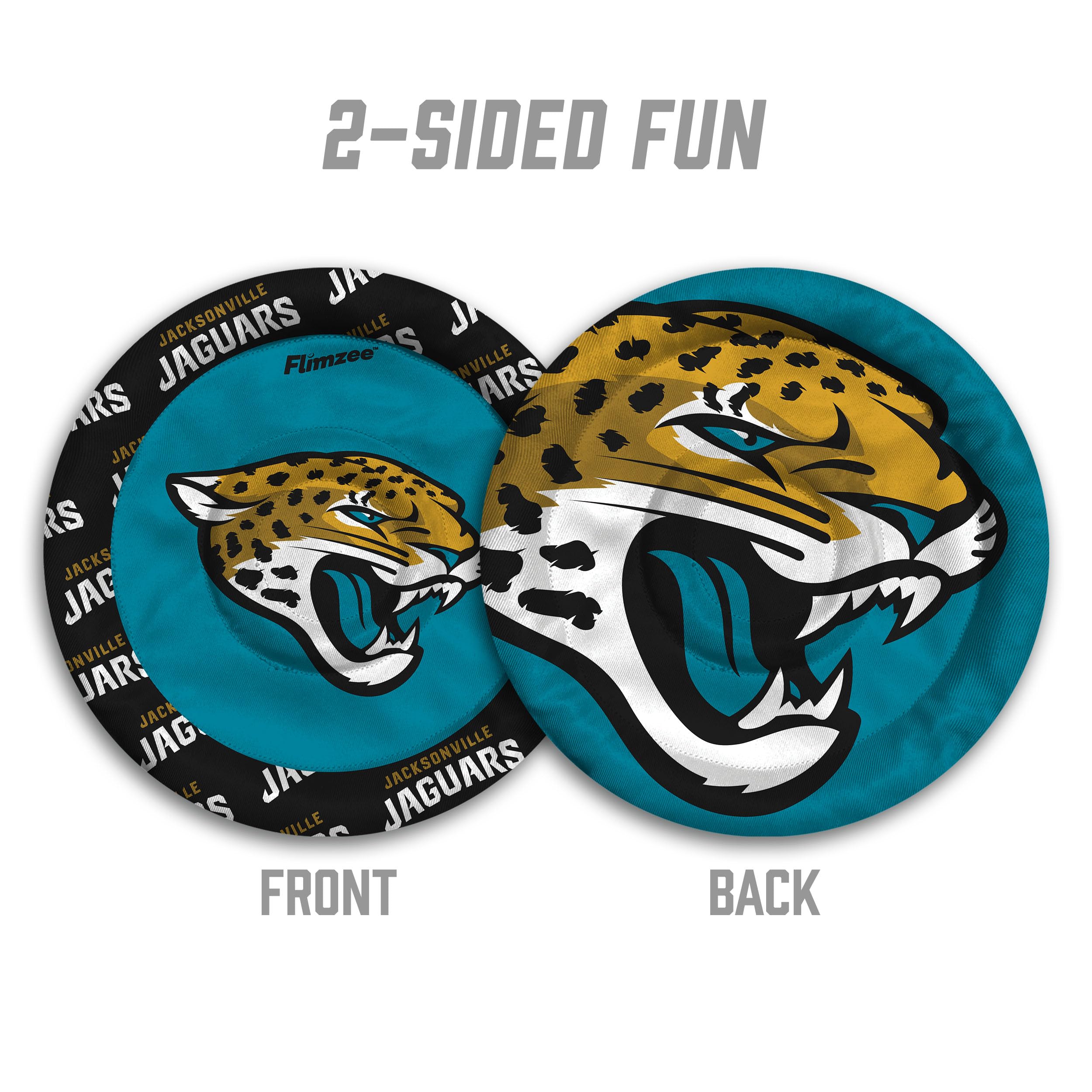 YouTheFan NFL Jacksonville Jaguars Flimzee Bean-Bag Flying Disc - Sports Collectibles, Sports Memorabilia, Sports Fan Shop, Sports Gifts