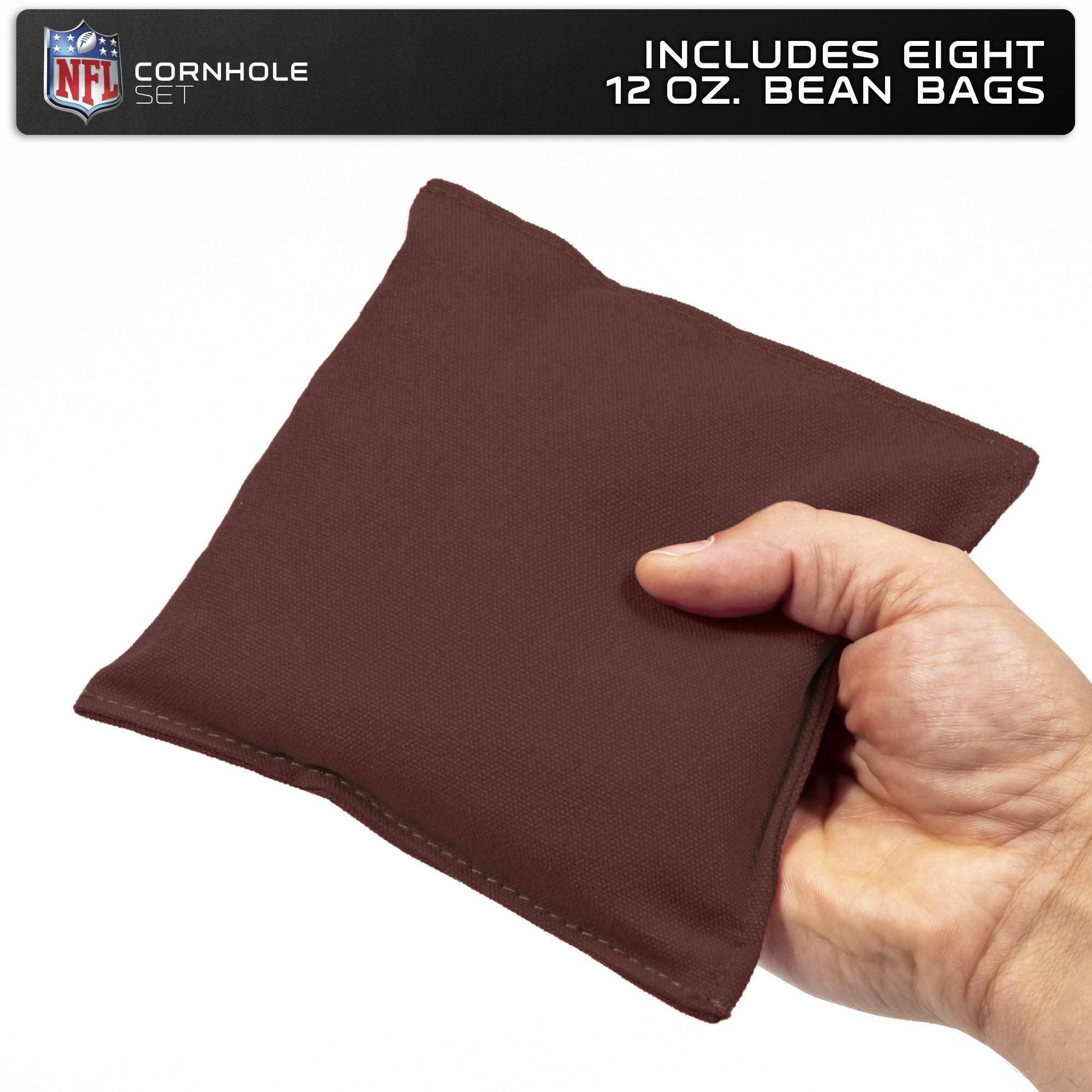 Wild Sports NFL Pro Football 2' x 3' MDF Wood Deluxe Set by Wild Sports, Comes with 8 Bean Bags - Perfect for Tailgate, Outdoor, Backyard, Carolina Panthers - Sports Collectibles, Sports Memorabilia, Sports Fan Shop, Sports Gifts