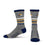 For Bare Feet Mens NCAA Montana State Bobcats 5 Star Crew Sock Marble Grey Large - Sports Gifts, Sports Memorabilia, Sports Collectibles, Fan Shop
