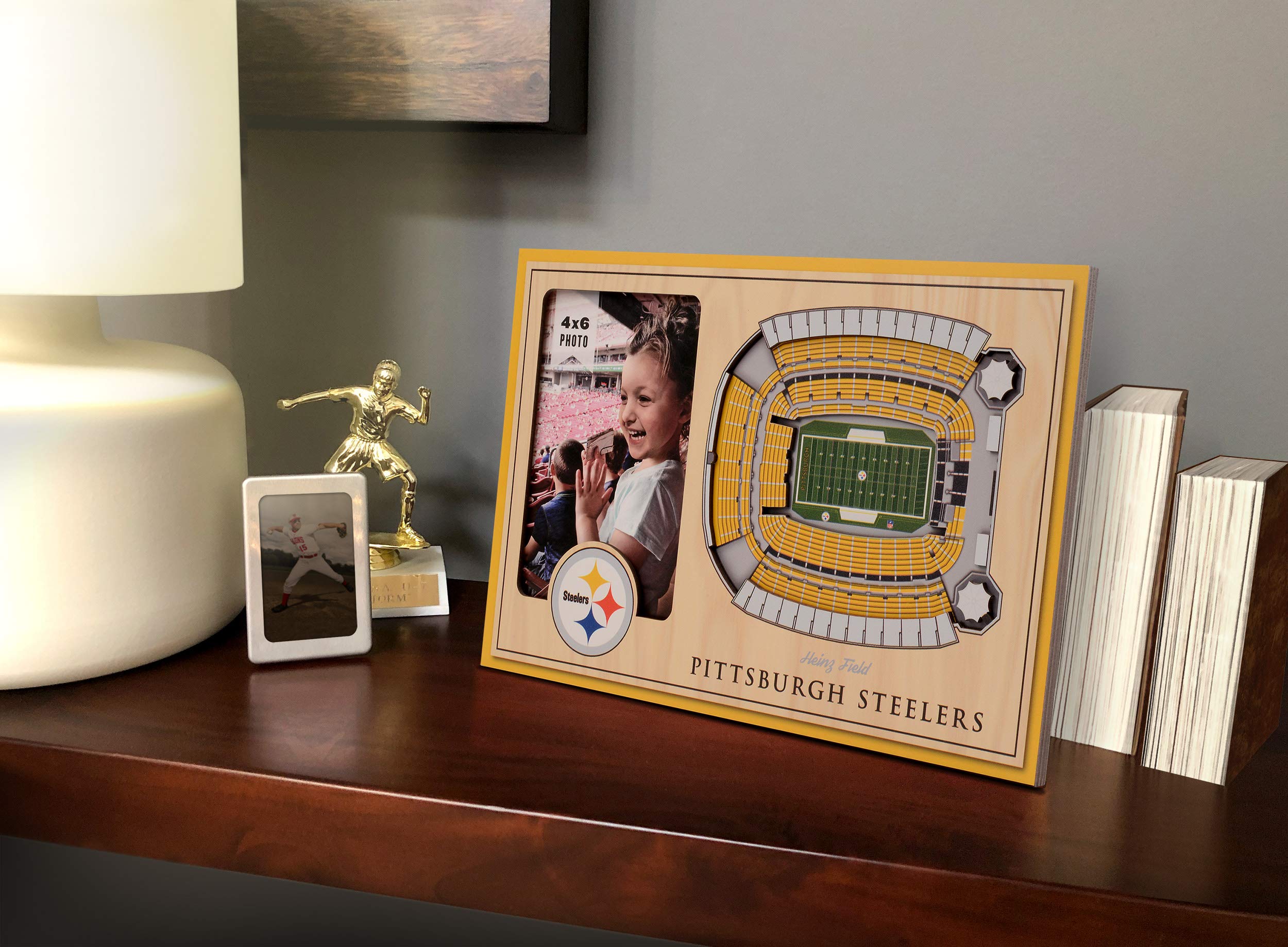 YouTheFan NFL Pittsburgh Steelers 3D StadiumViews Picture Frame - Sports Collectibles, Sports Memorabilia, Sports Fan Shop, Sports Gifts
