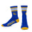 For Bare Feet NBA GOLDEN STATE WARRIORS 4 Stripe Deuce Crew Sock Team Color YOUTH - Sports Gifts, Sports Memorabilia, Sports Collectibles, Fan Shop