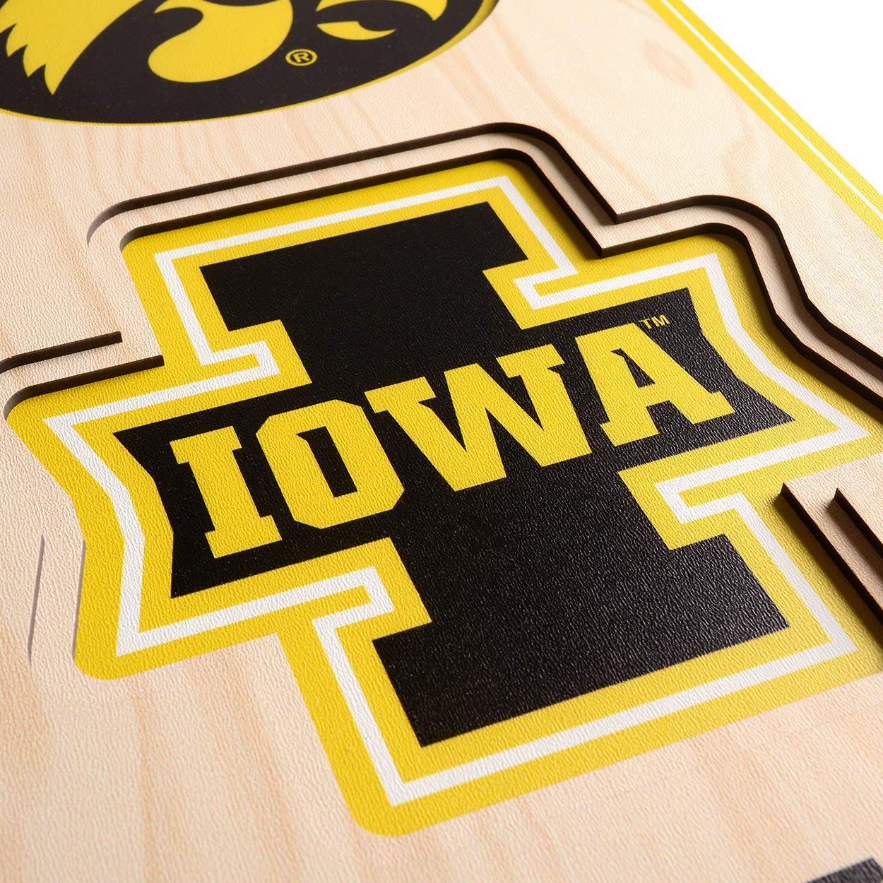 YouTheFan NCAA Iowa Hawkeyes 3D Stadium 8x32 Banner - Kinnick Stadium - Sports Collectibles, Sports Memorabilia, Sports Fan Shop, Sports Gifts