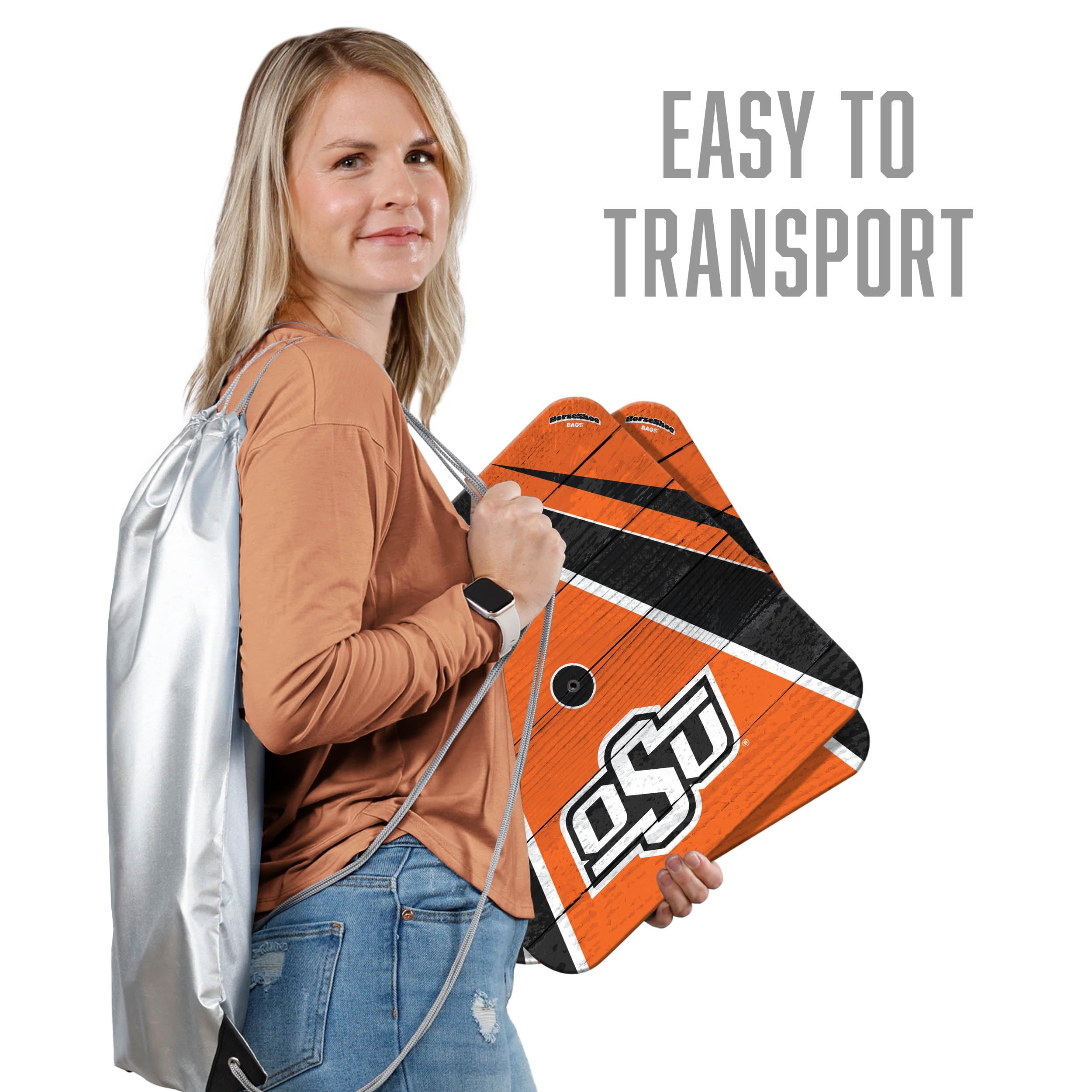 YouTheFan NCAA Oklahoma State Cowboys Horseshoe Bags - Sports Collectibles, Sports Memorabilia, Sports Fan Shop, Sports Gifts