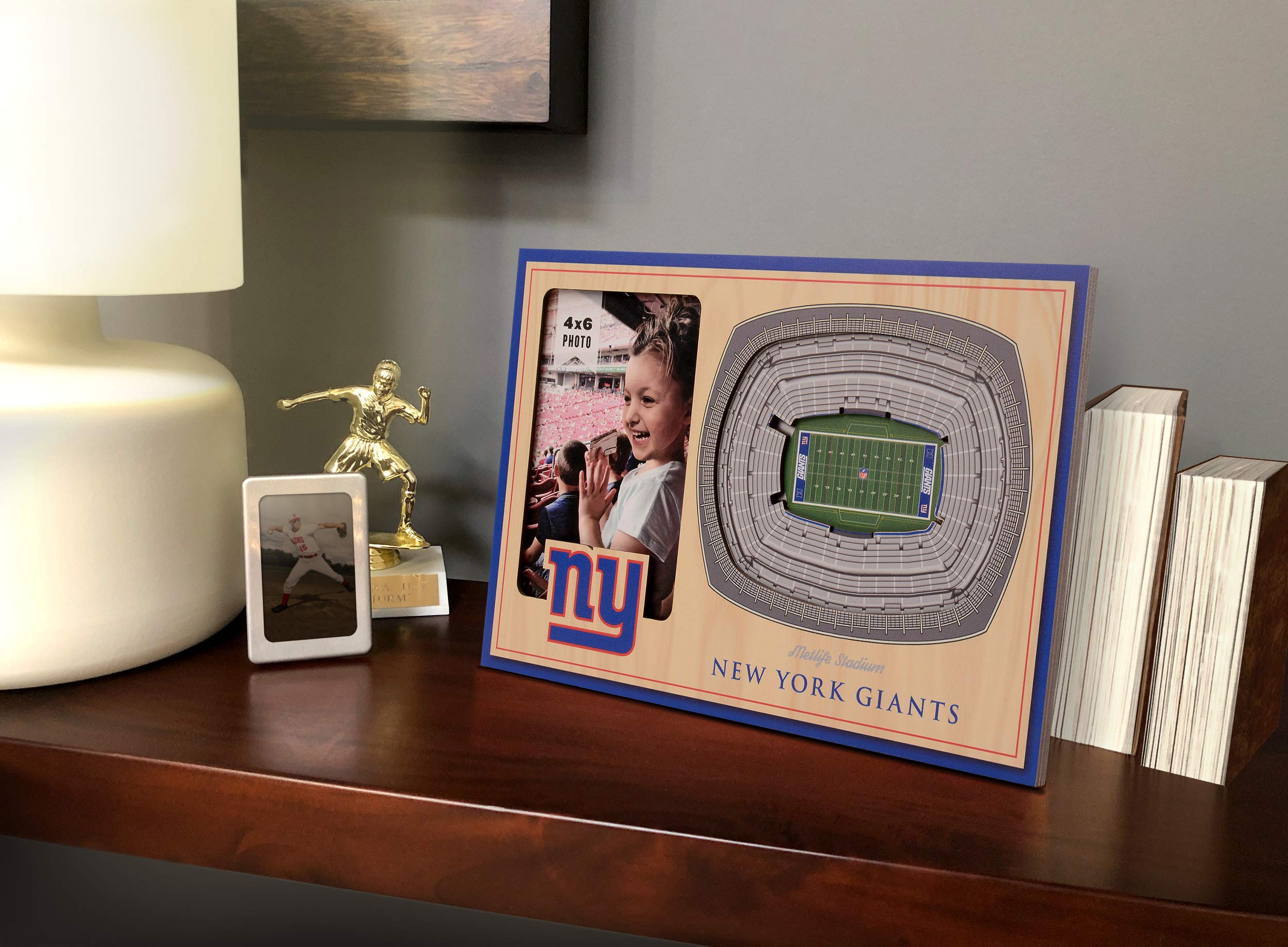 YouTheFan NFL New York Giants 3D StadiumViews Picture Frame - Sports Collectibles, Sports Memorabilia, Sports Fan Shop, Sports Gifts