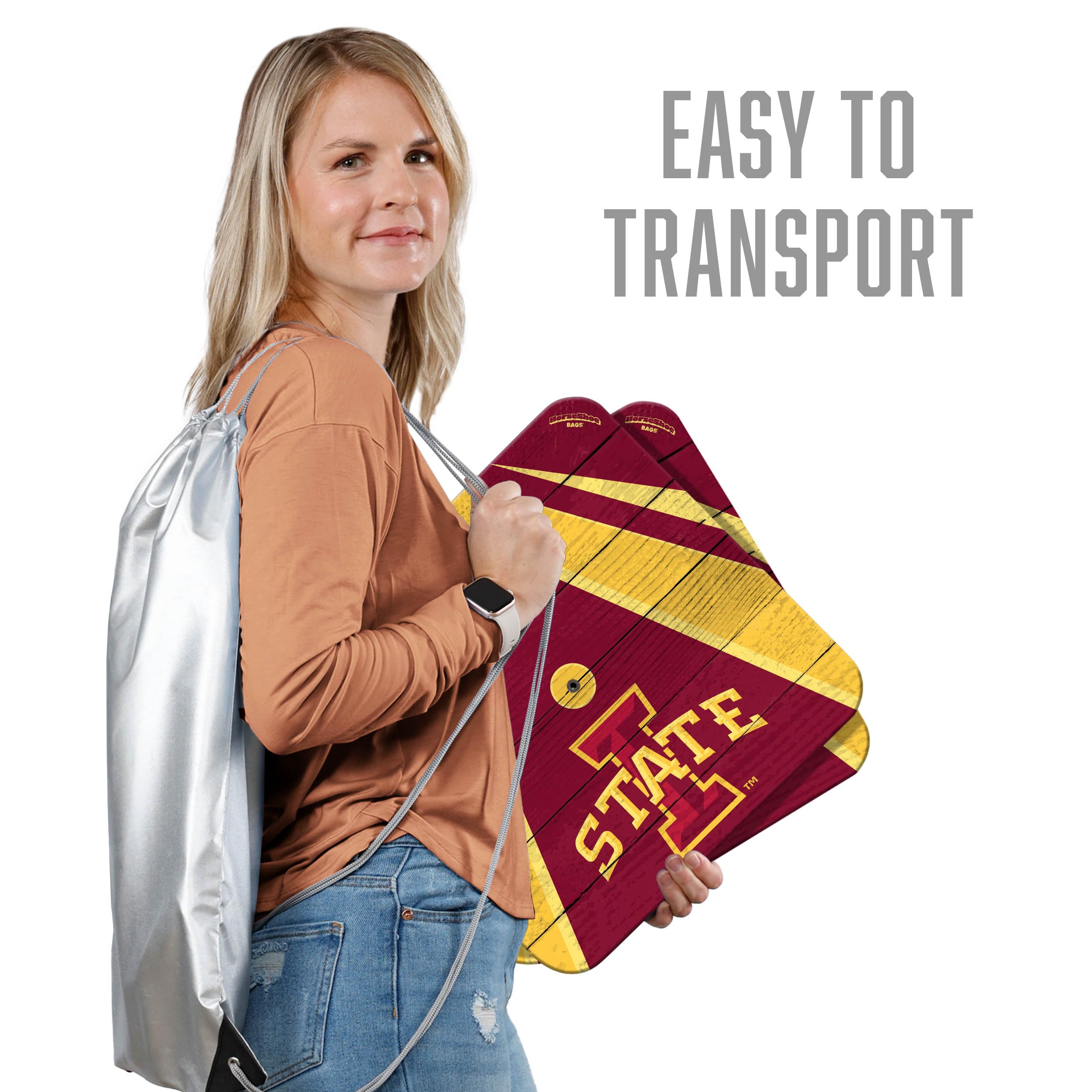 YouTheFan NCAA Iowa State Cyclones Horseshoe Bags - Sports Collectibles, Sports Memorabilia, Sports Fan Shop, Sports Gifts