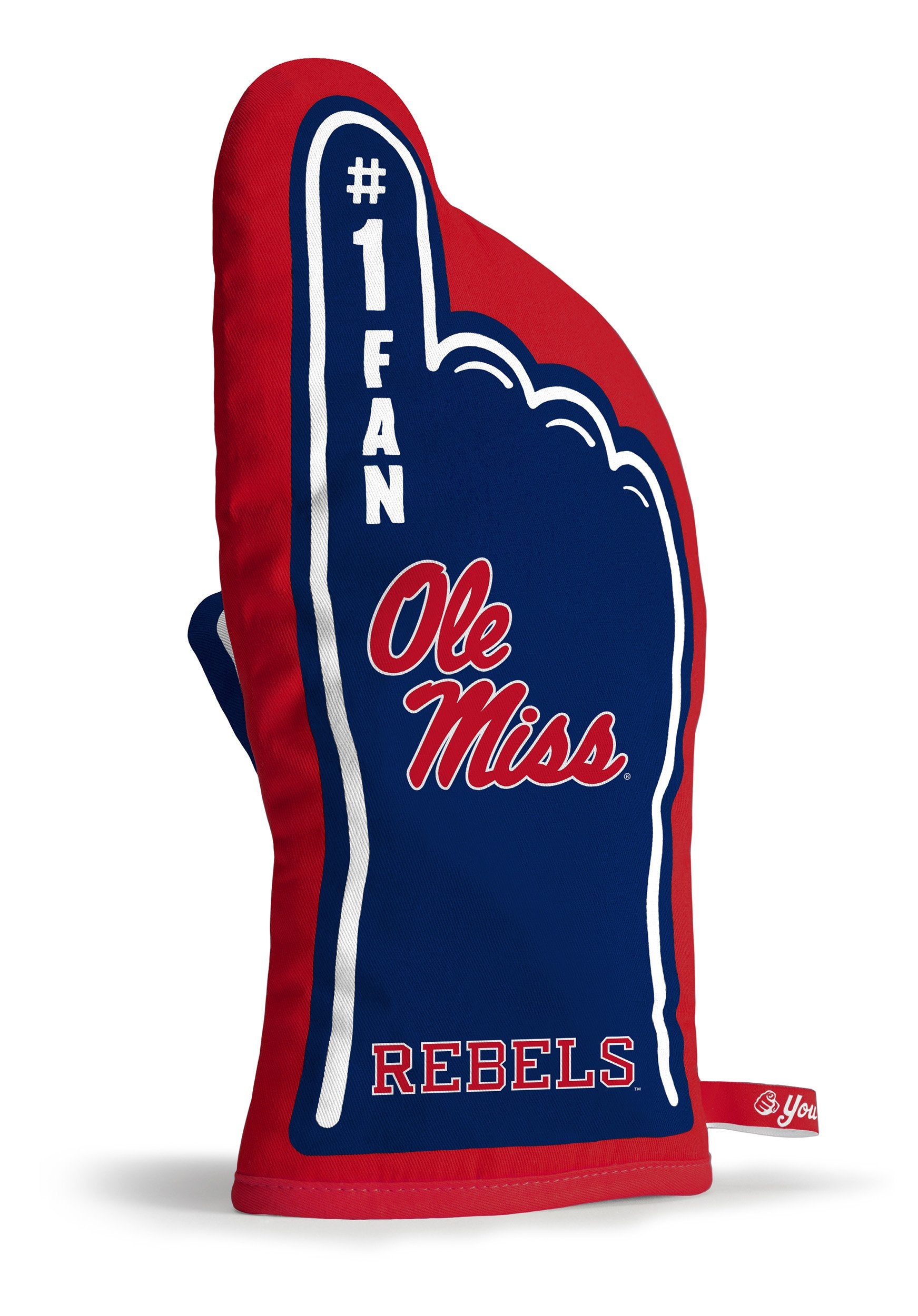 YouTheFan NCAA Mississippi Rebels #1 Oven Mitt - Sports Collectibles, Sports Memorabilia, Sports Fan Shop, Sports Gifts