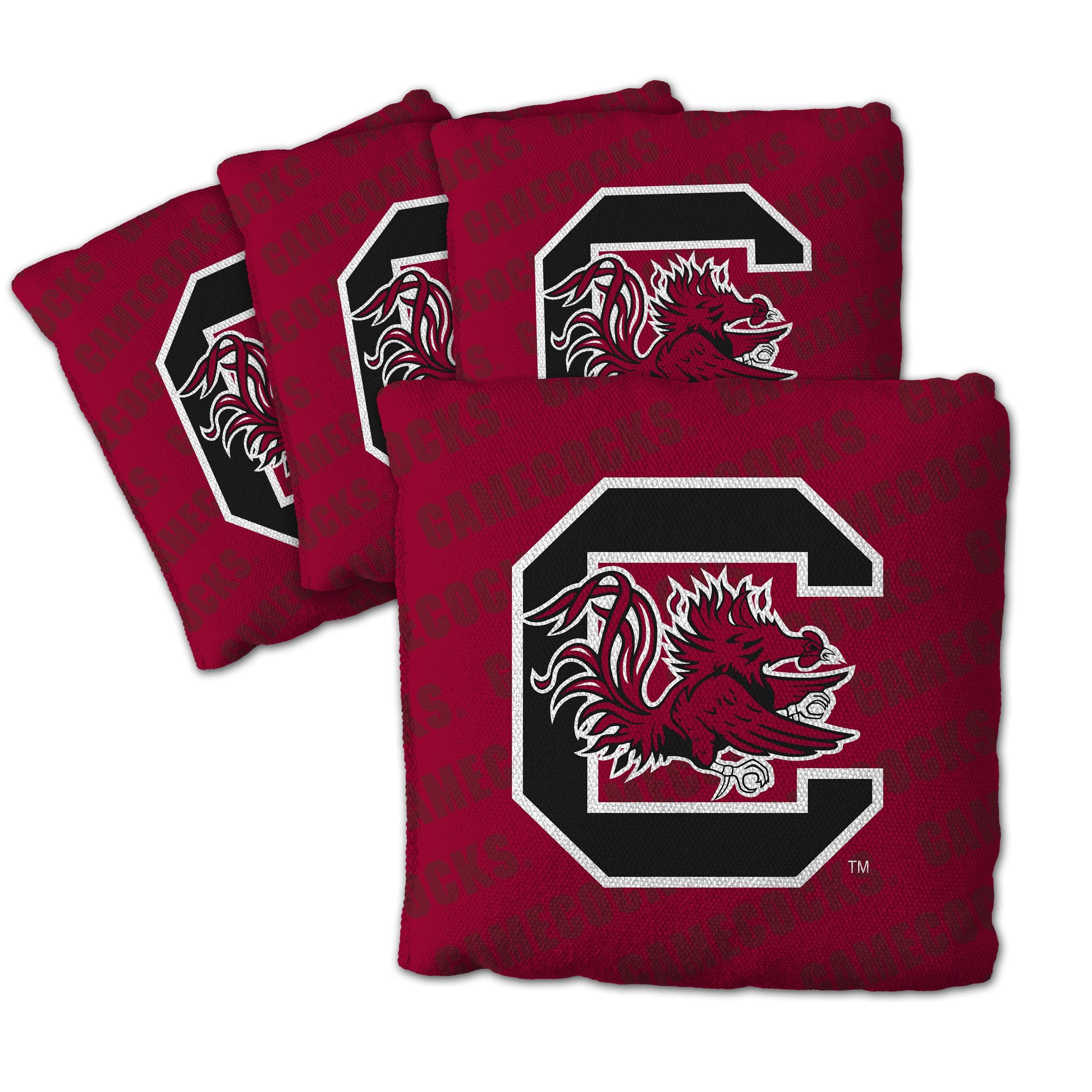 YouTheFan NCAA South Carolina Gamecocks Cornhole Bags - 4PK - Maroon - Sports Collectibles, Sports Memorabilia, Sports Fan Shop, Sports Gifts