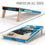 YouTheFan NFL Carolina Panthers 2’ x 4’ Professional Wood Cornhole Game with Logo Bags - Sports Collectibles, Sports Memorabilia, Sports Fan Shop, Sports Gifts