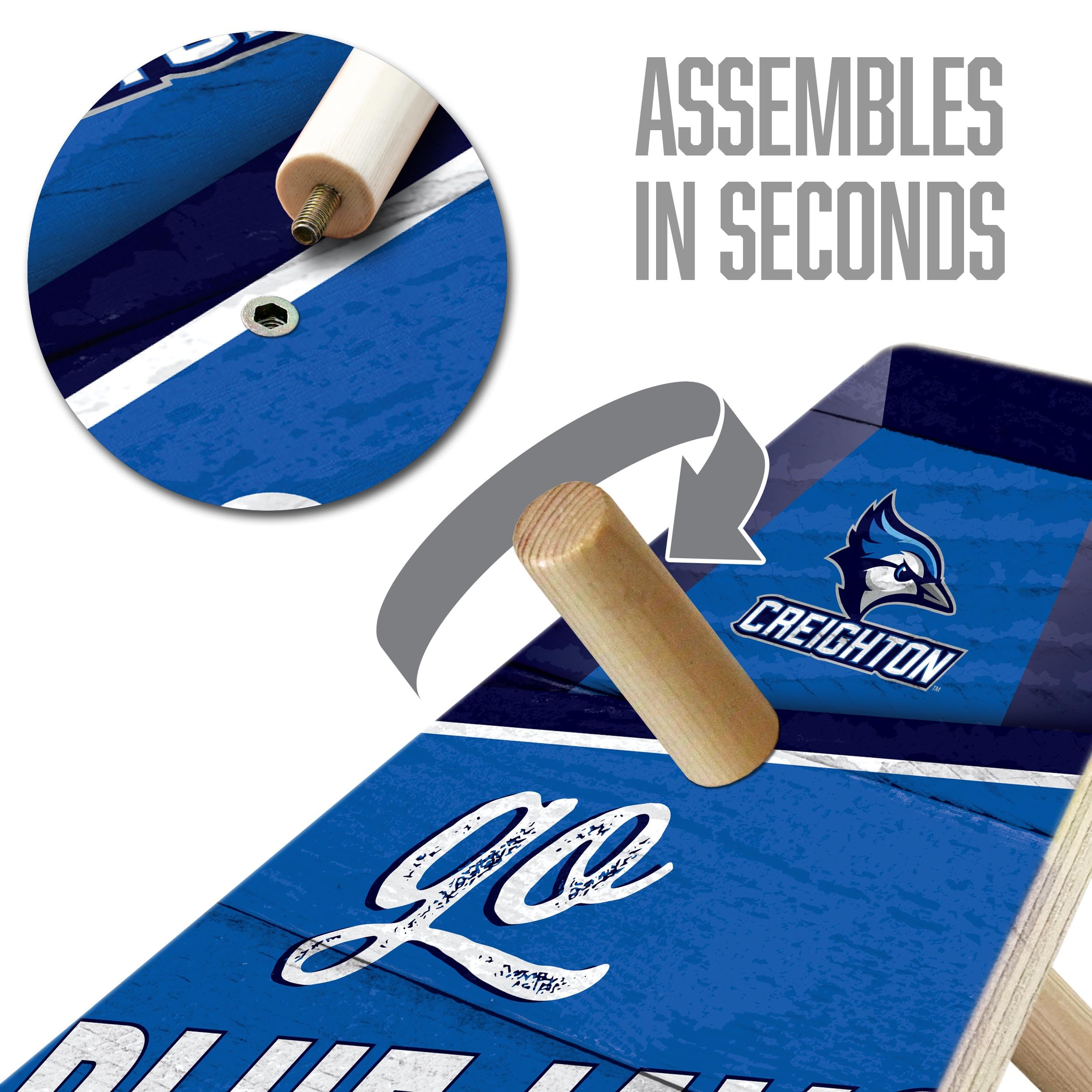 YouTheFan NCAA Creighton Bluejays RingBag - Sports Collectibles, Sports Memorabilia, Sports Fan Shop, Sports Gifts