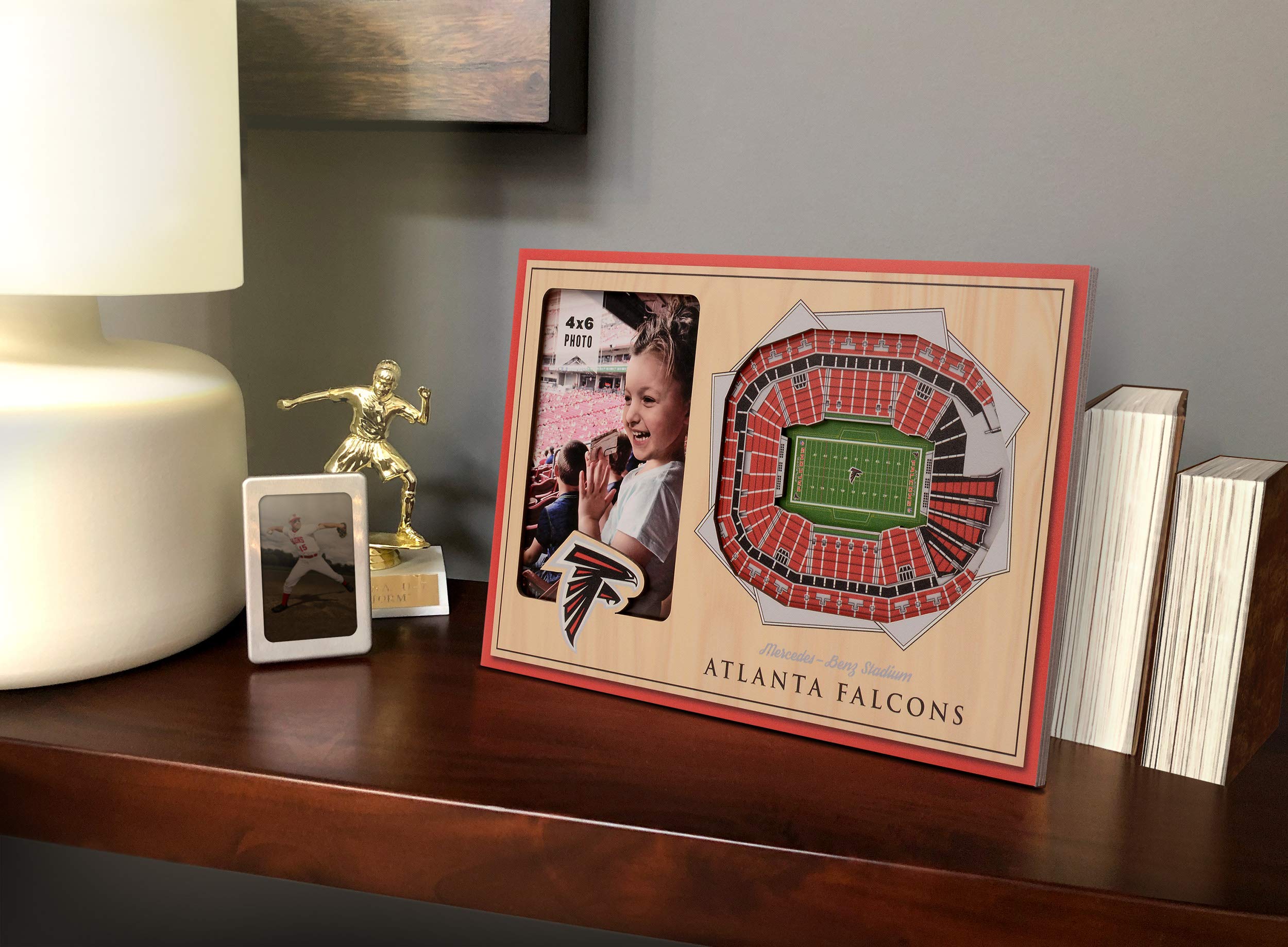 YouTheFan NFL Atlanta Falcons 3D StadiumViews Picture Frame - Sports Collectibles, Sports Memorabilia, Sports Fan Shop, Sports Gifts
